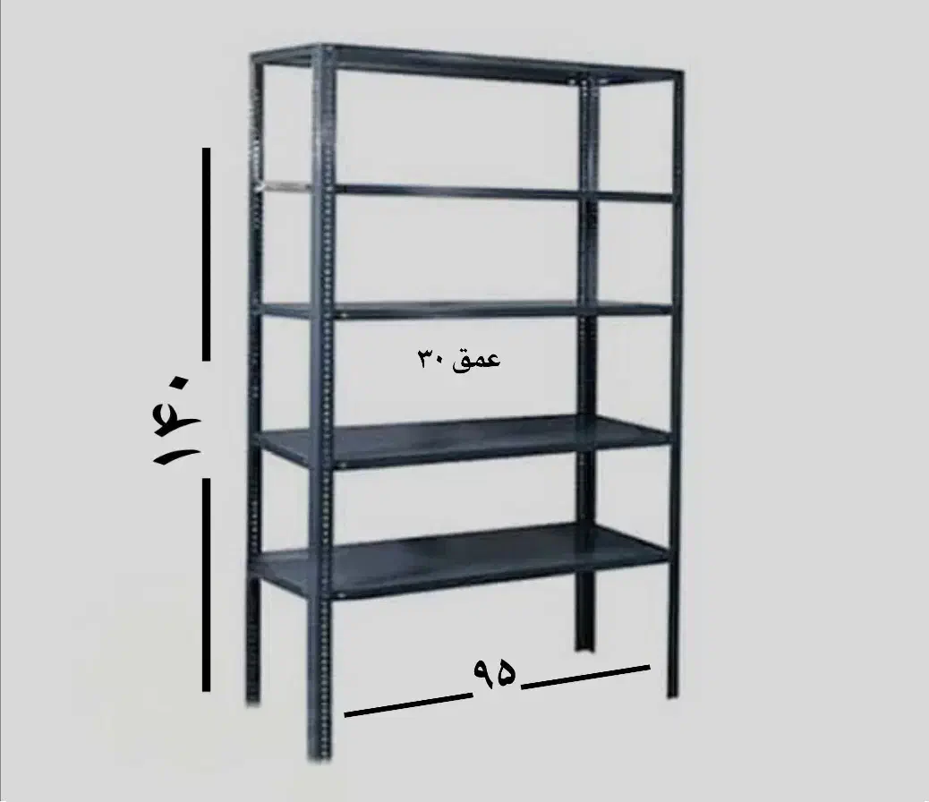 قفسه اهنی پیچ و مهره ای|کتابخانه، شلف، قفسه‌های دیواری|تهران, آرارات|دیوار