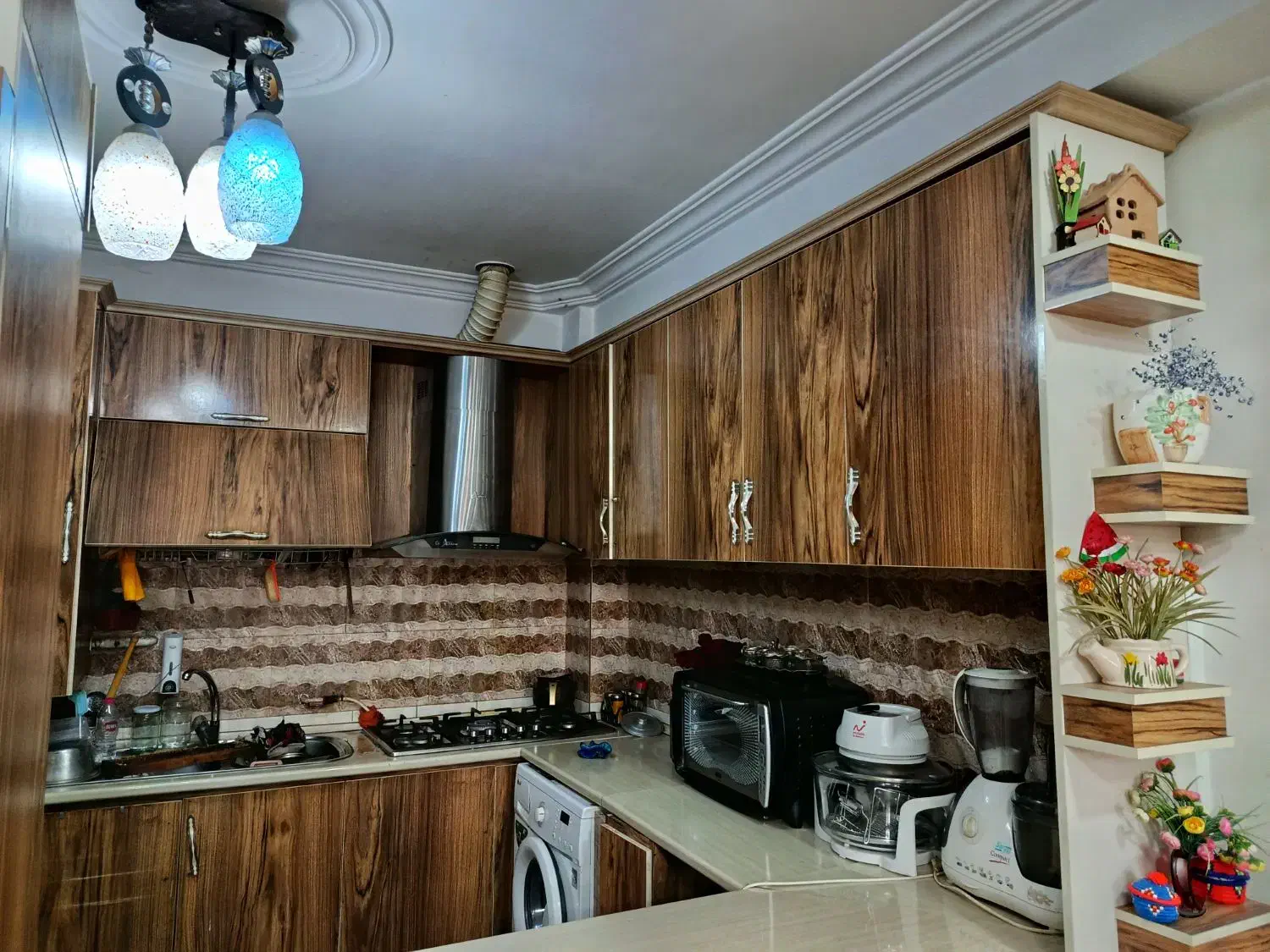 کابینت کارکرده تمیز و بدون پوسیدگی سالم|مصالح و تجهیزات ساختمان|سنگر, |دیوار