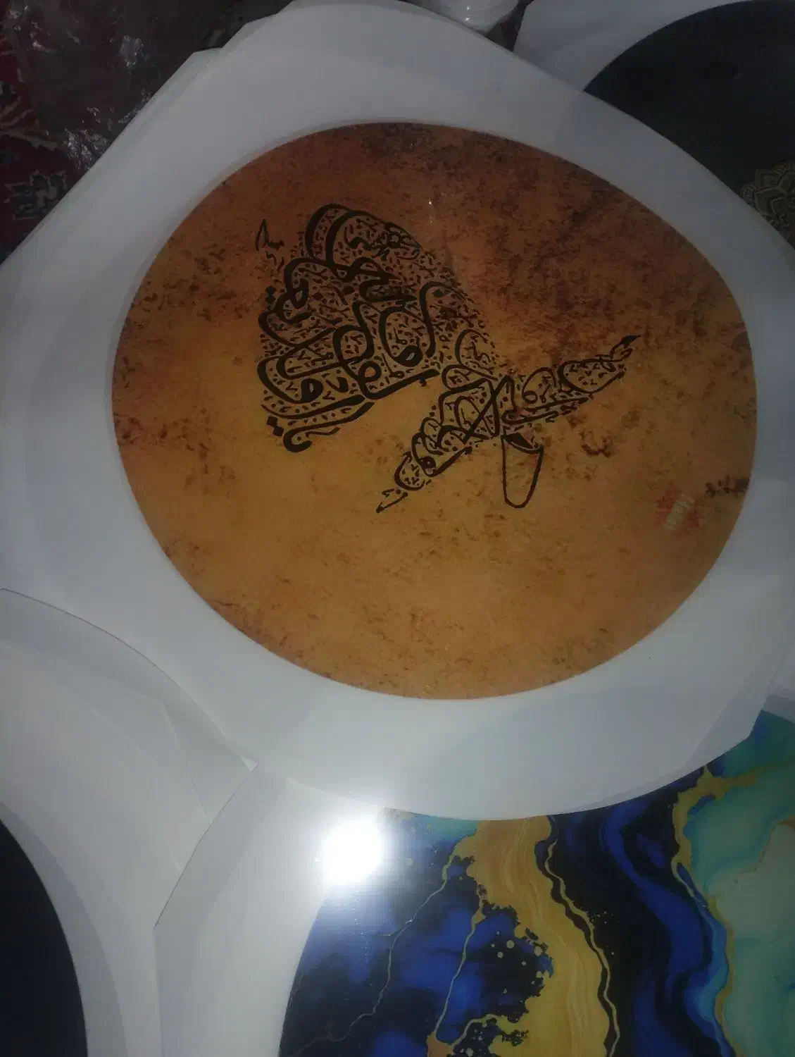 انواع ساز دف|سازهای سنتی|سنندج, |دیوار