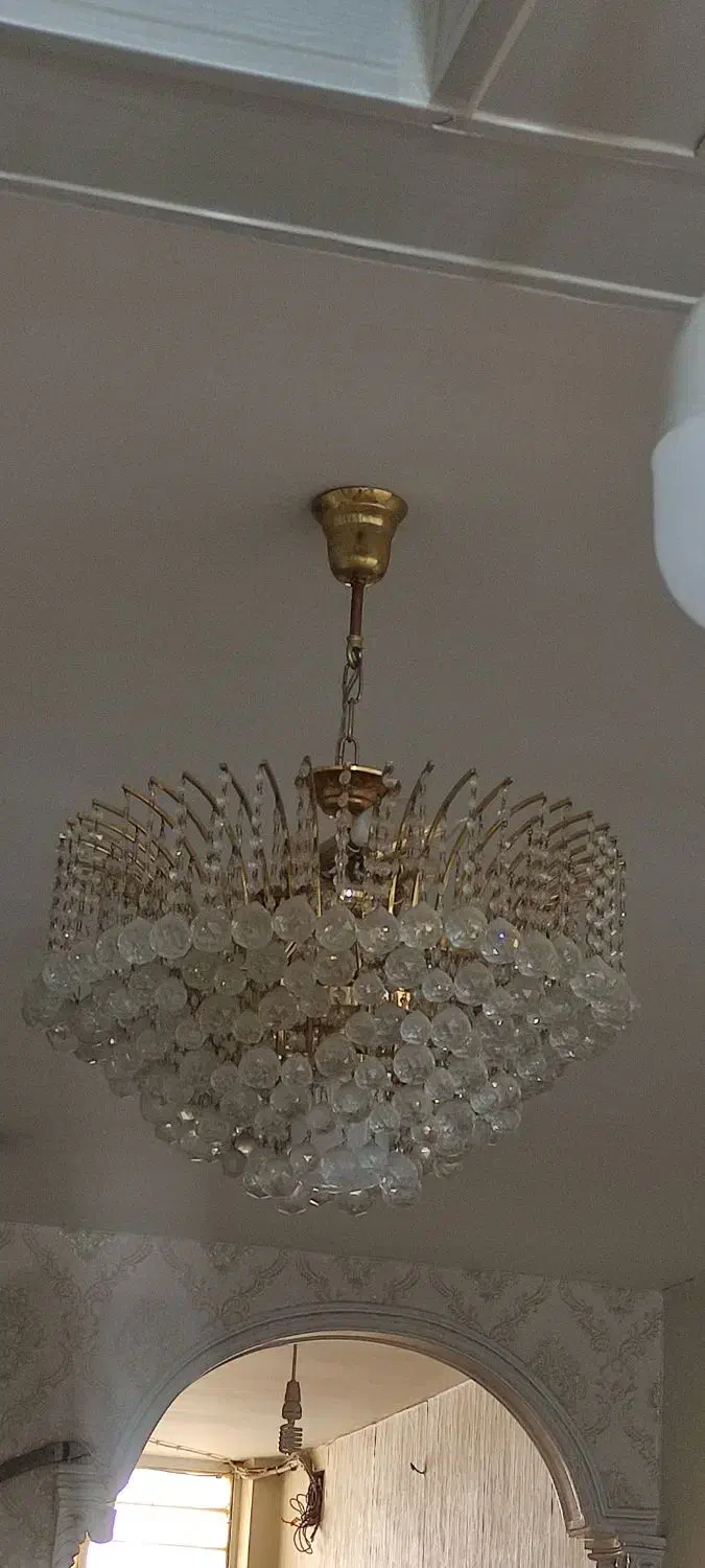 لوستر کریستالی وبوفه|لوستر و چراغ آویز|اهواز, کوی سعدی|دیوار