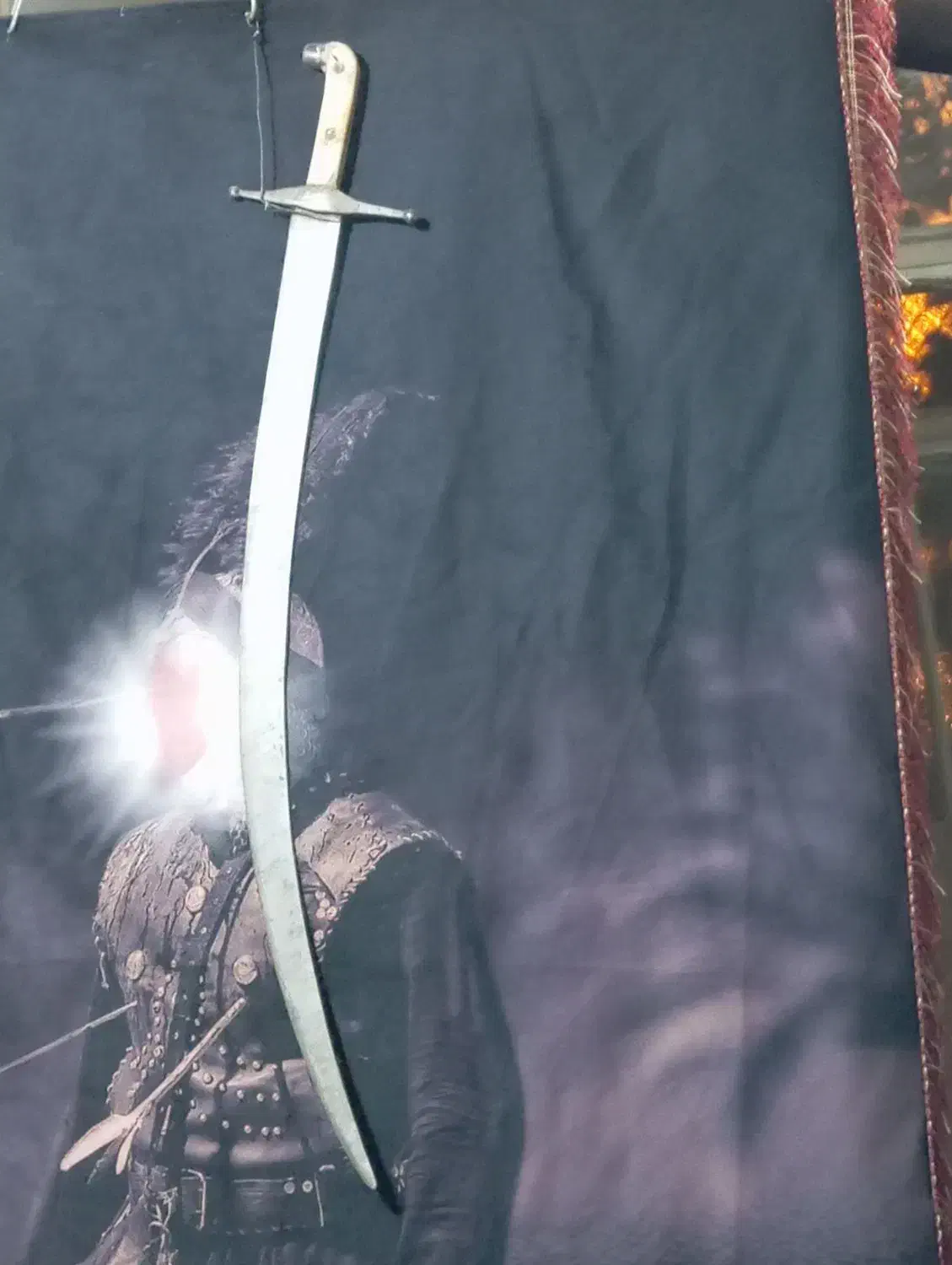 شمشیر عتیقه .عثمانی|کلکسیون اشیاء عتیقه|قم, چهل درخت‎|دیوار