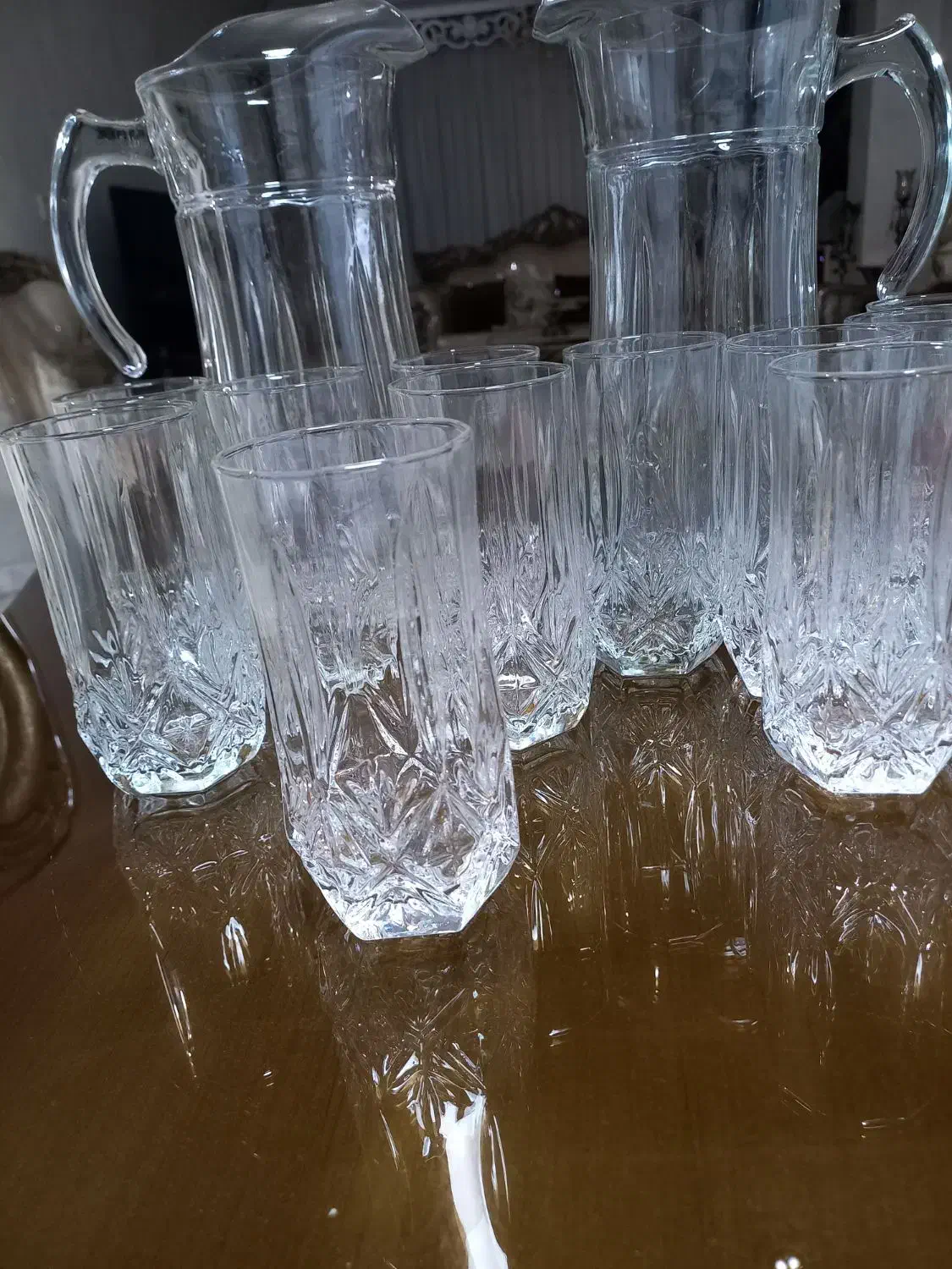 دو دست پارچ و لیوان امپراطوری فرانسه|ظروف سرو و پذیرایی|فردیس, شهرک راه آهن|دیوار