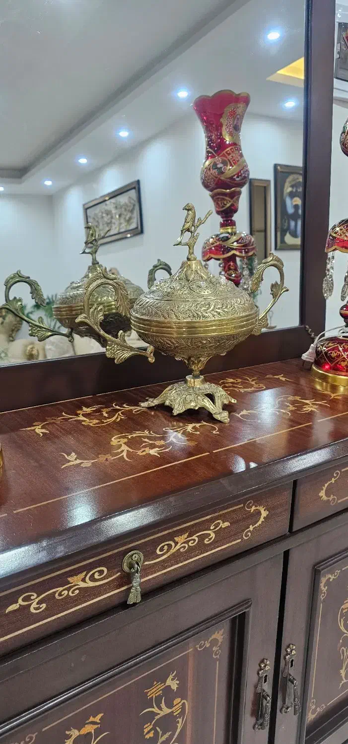 جا شکلاتی برنز|ظروف سرو و پذیرایی|خرم‌آباد, |دیوار