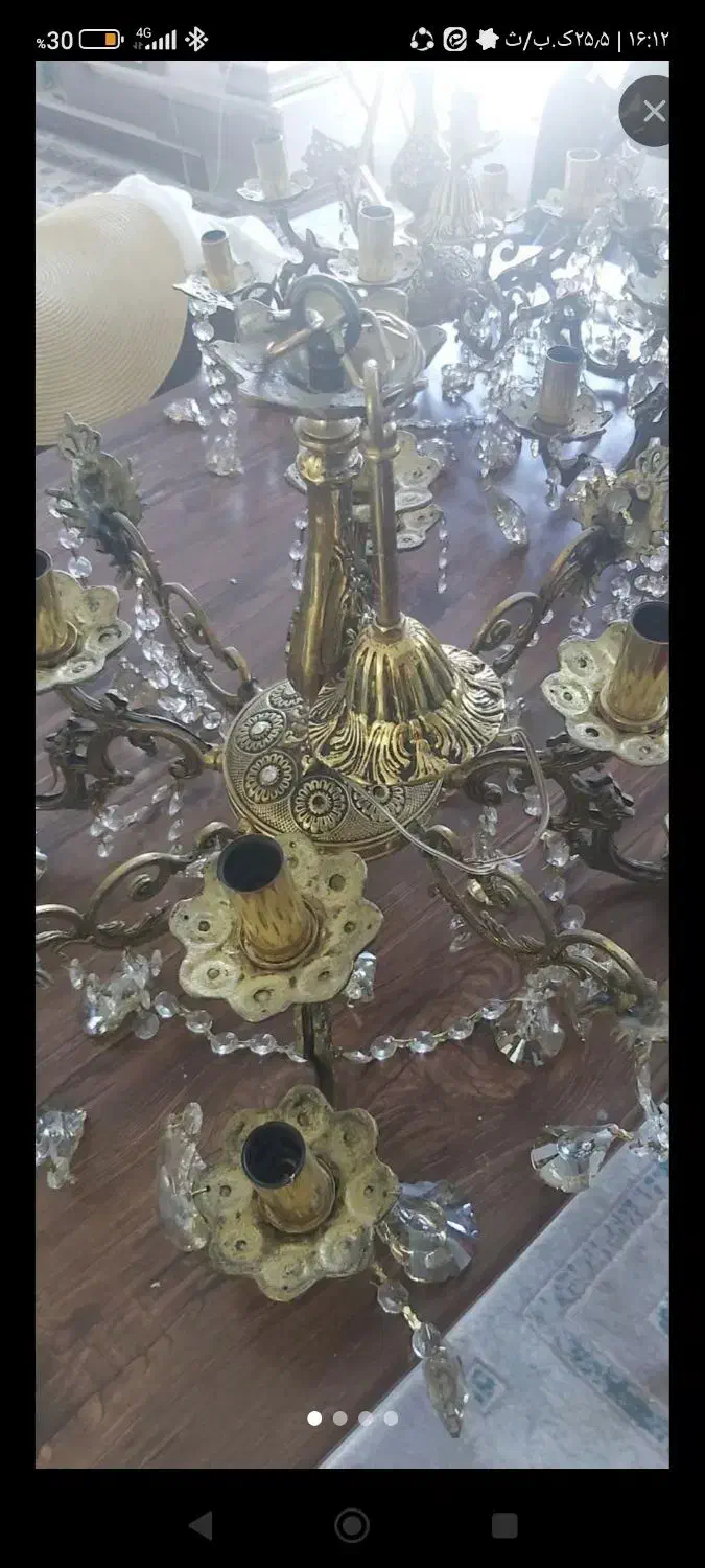 لوستر|لوستر و چراغ آویز|همدان, |دیوار