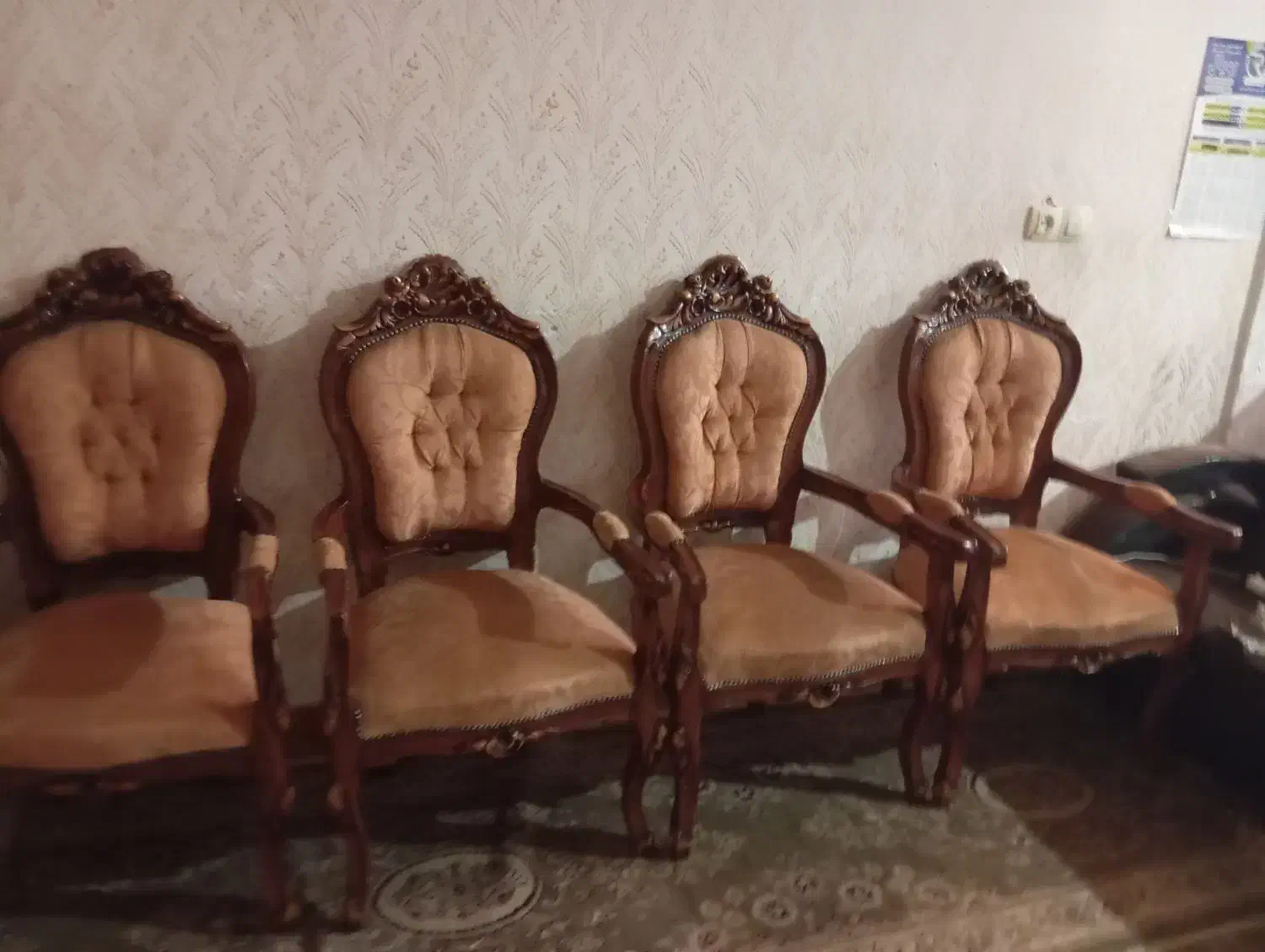 مبل سلطنتی ۹نفره|مبلمان خانگی و میز عسلی|سیرجان, |دیوار