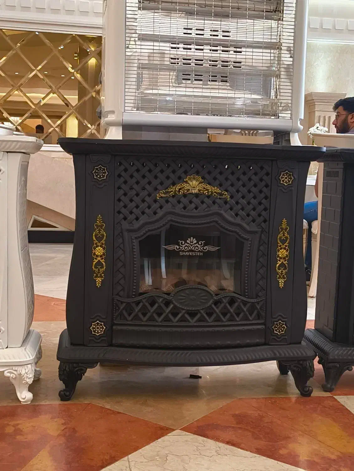 بخاری گازی شومینه ای ۳۰ هزار مدل حصیری بخاری|بخاری، هیتر، شومینه|مشهد, گلشور|دیوار