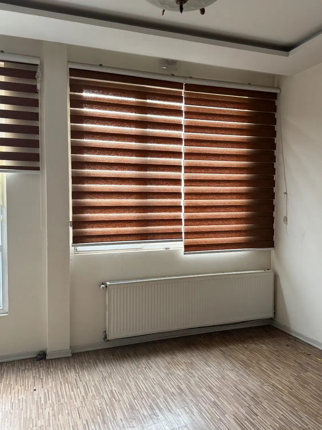 پرده زبرا قهوه‌ای|پرده، رانر، رومیزی|مشهد, چهارچشمه|دیوار