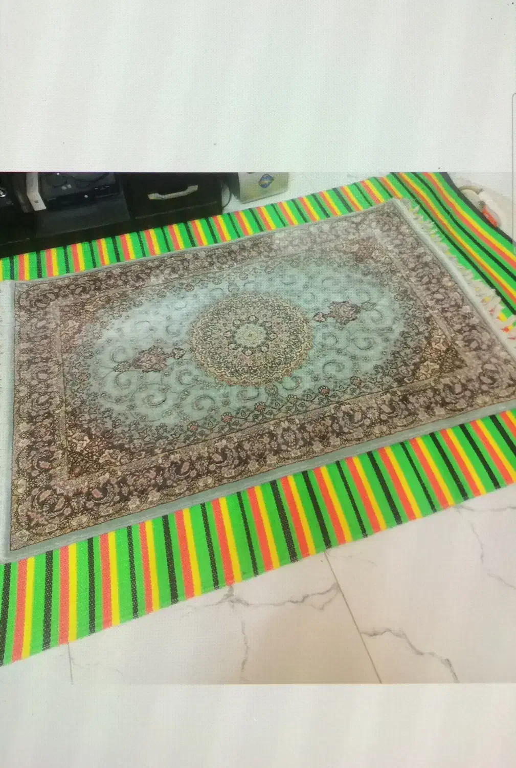 فرش فرهی ابریشم گونه ۷۰۰ شانه|فرش|تهران, امیر بهادر|دیوار