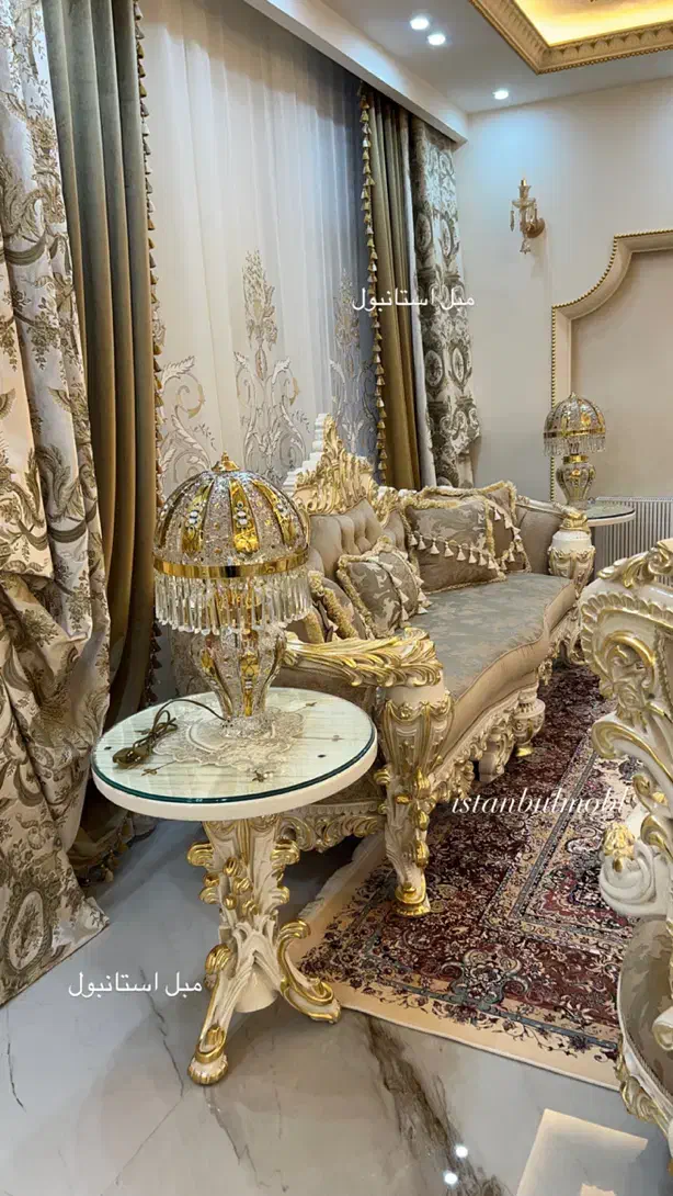 مبلمان لوکس (رزسفید )|مبلمان خانگی و میز عسلی|چهاردانگه (تهران), |دیوار