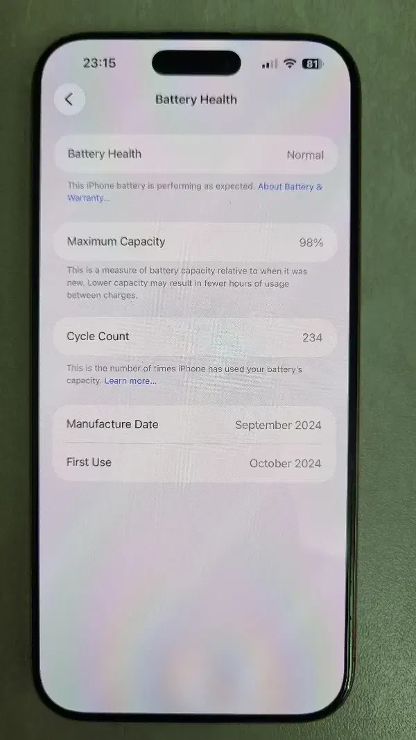 iphone 16 pro max zaa 256|موبایل|تبریز, |دیوار