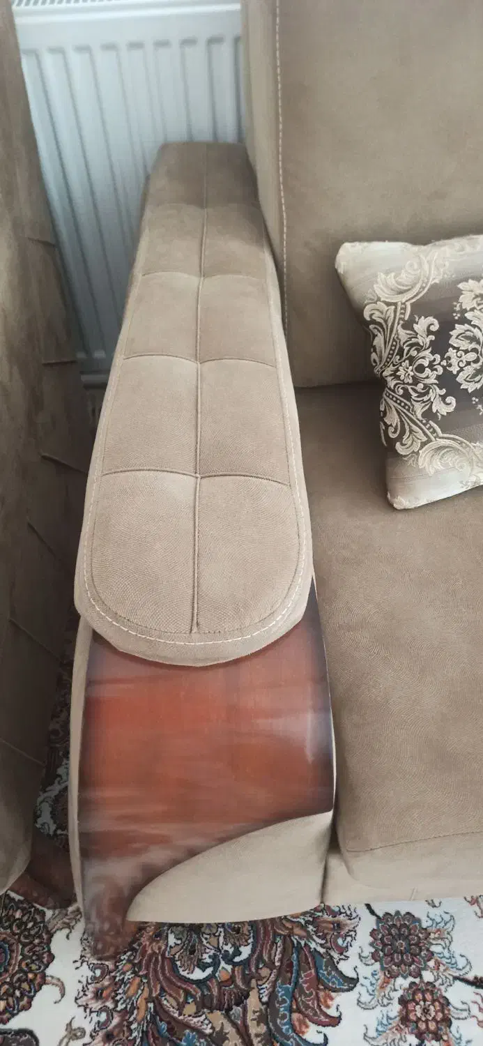 مبلمان ۷ نفره همراه با سه عسلی کوچک|مبلمان خانگی و میز عسلی|الشتر, |دیوار