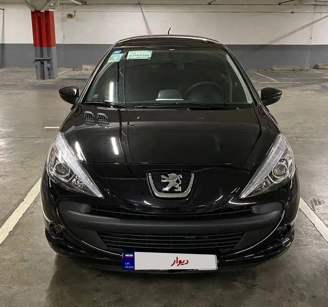 207 1400 پانا مشکی فول فرمان برقی|خودرو سواری و وانت|قزوین, |دیوار