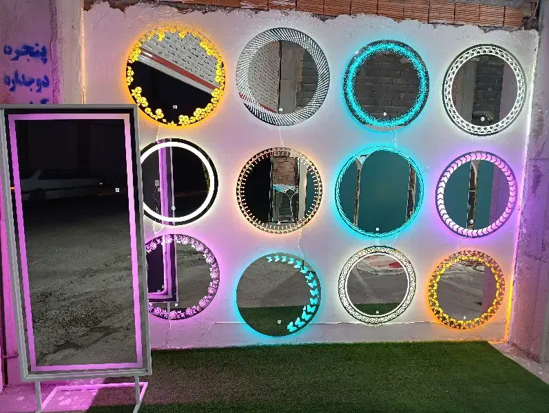 آینه بکلایت لمسی دایره ای آینه روشویی|آینه|ارومیه, |دیوار