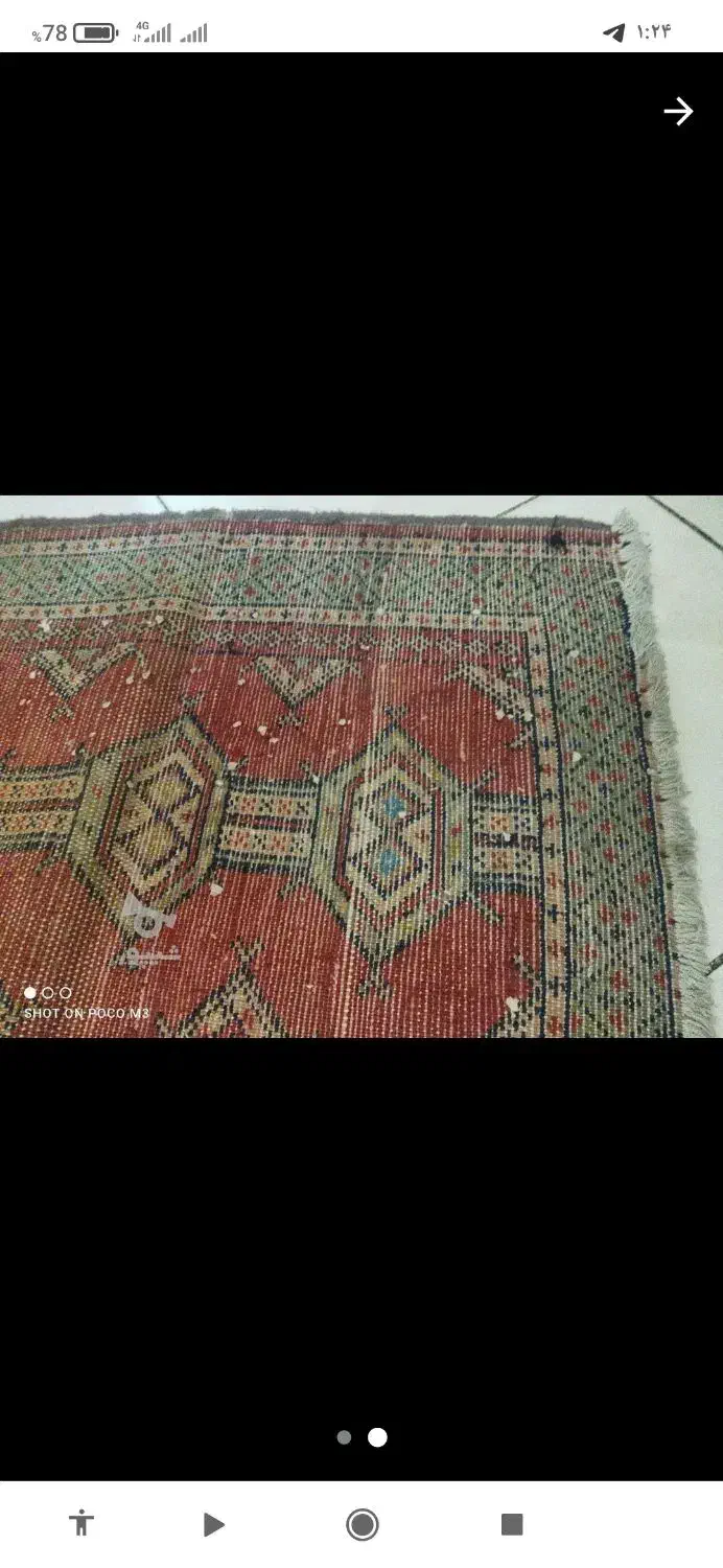 قالی دست بافت قدیمی|فرش|فردیس, شهرک ۱۱۰|دیوار