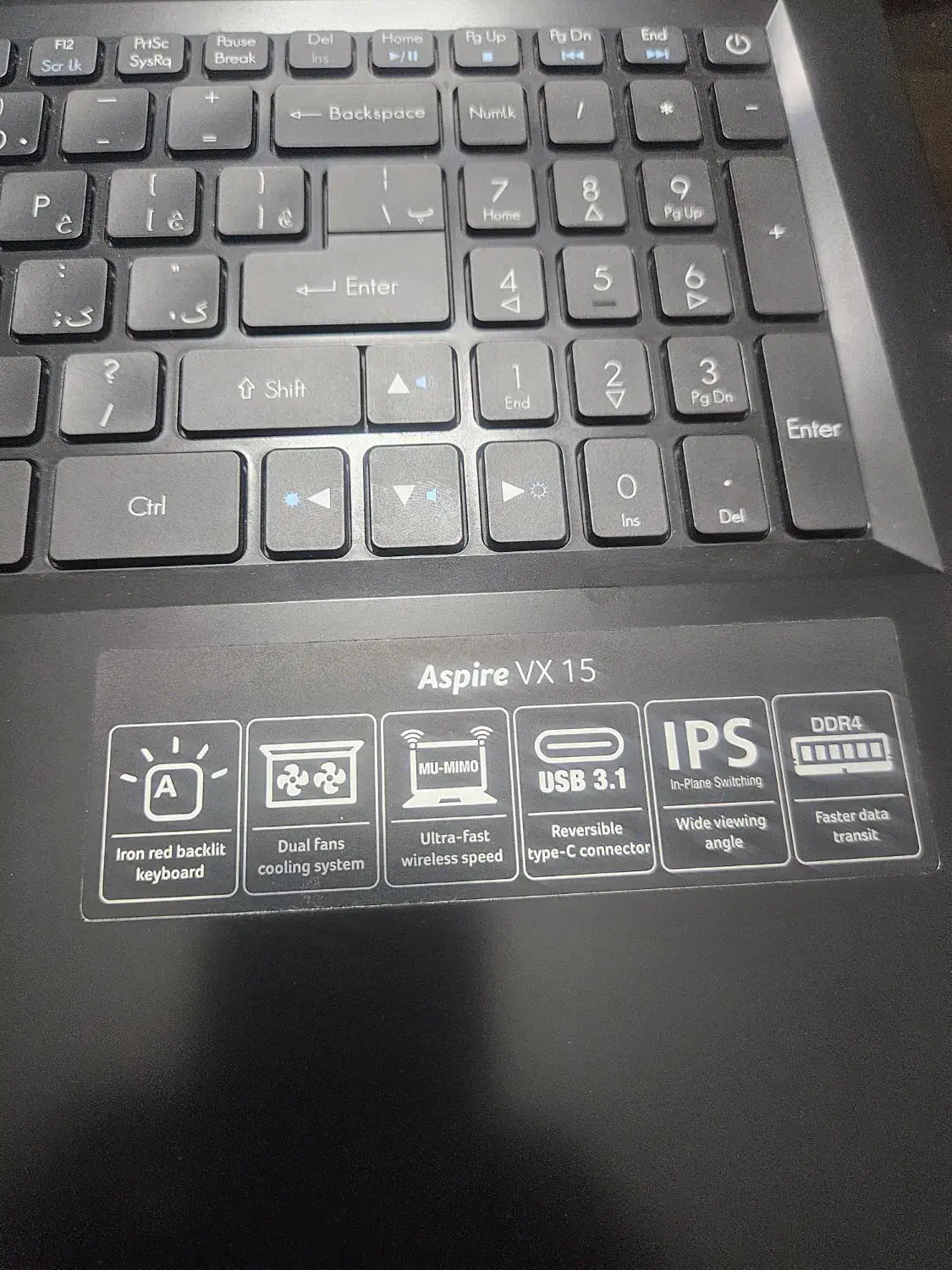 Acer Aspire Vx. Gaming|رایانه همراه|اصفهان, مرداویج|دیوار