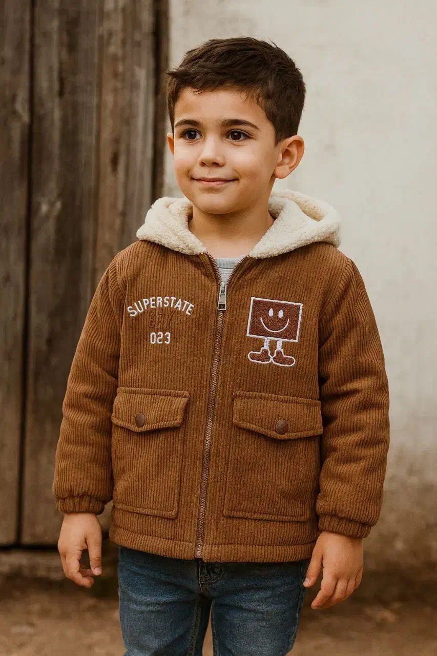 کاپشن بچه گانه با چک صیادی|لباس|قم, ارم|دیوار