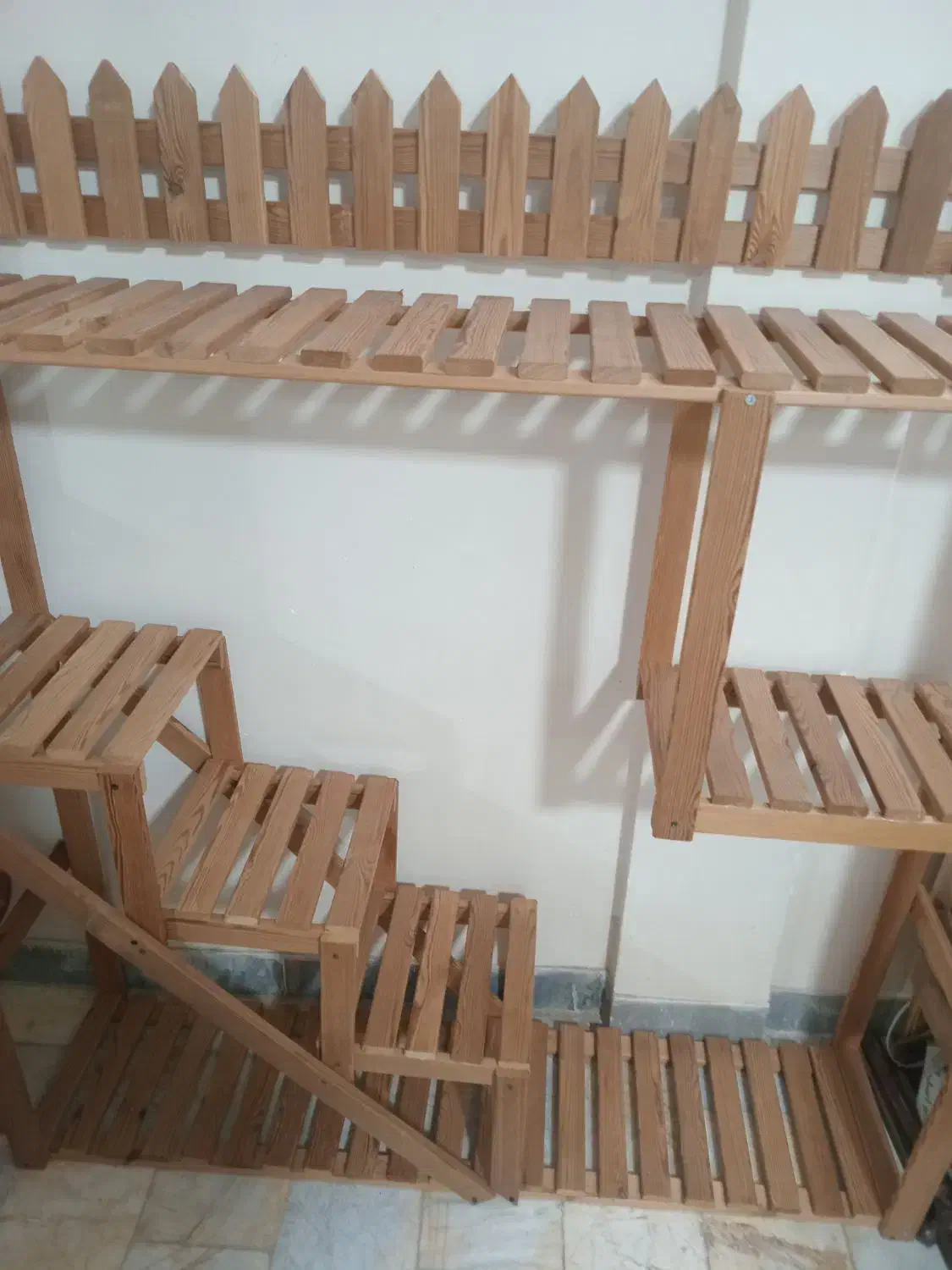 استند گل چوبی|کتابخانه، شلف، قفسه‌های دیواری|پاکدشت, پاکدشت (مامازند)|دیوار