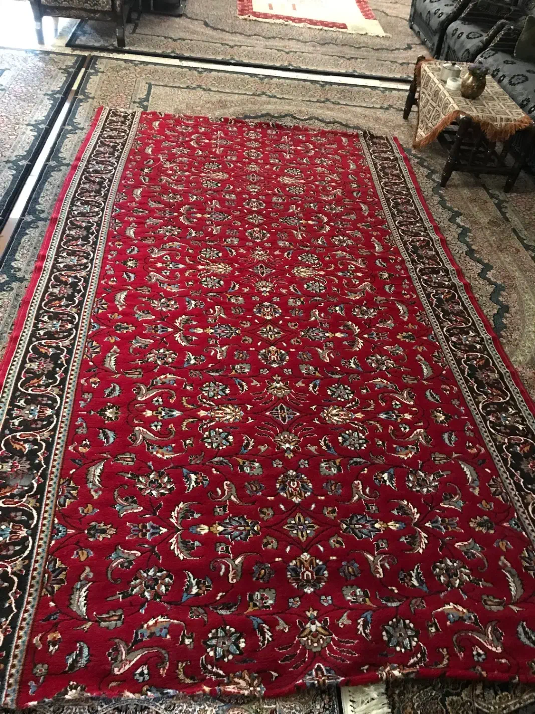 فرش کاملا سالم|فرش|کرمان, |دیوار