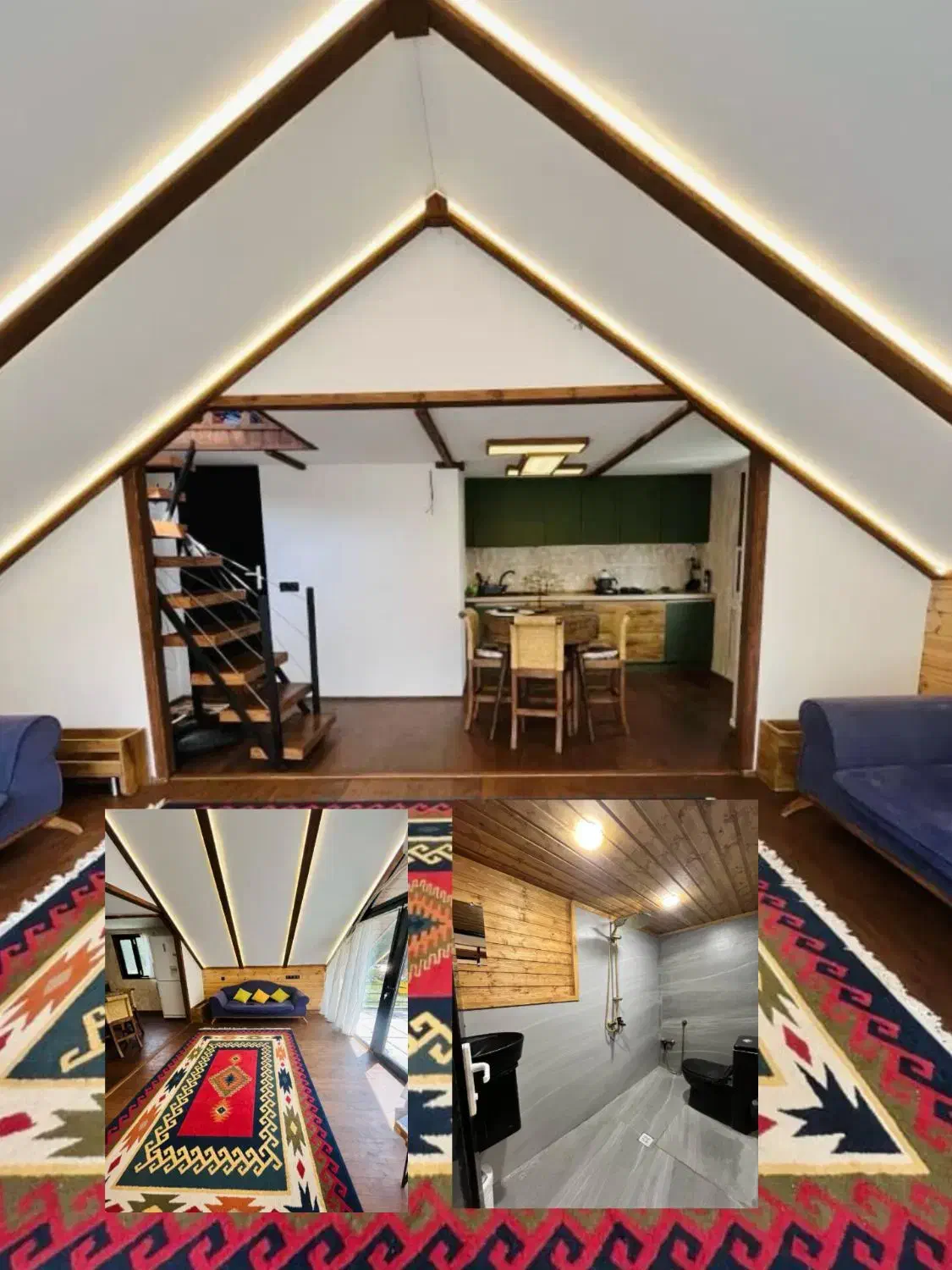 ویلای سوئیسی تمیز در بهترین نقطه نزدیک رشت|اجارهٔ کوتاهمدت ویلا و باغ|رشت, گیل|دیوار