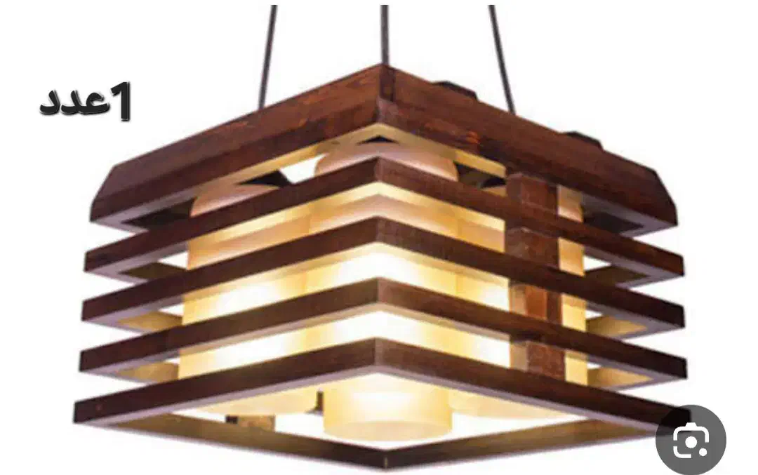 لوستر چوبی|لوستر و چراغ آویز|ازنا, |دیوار