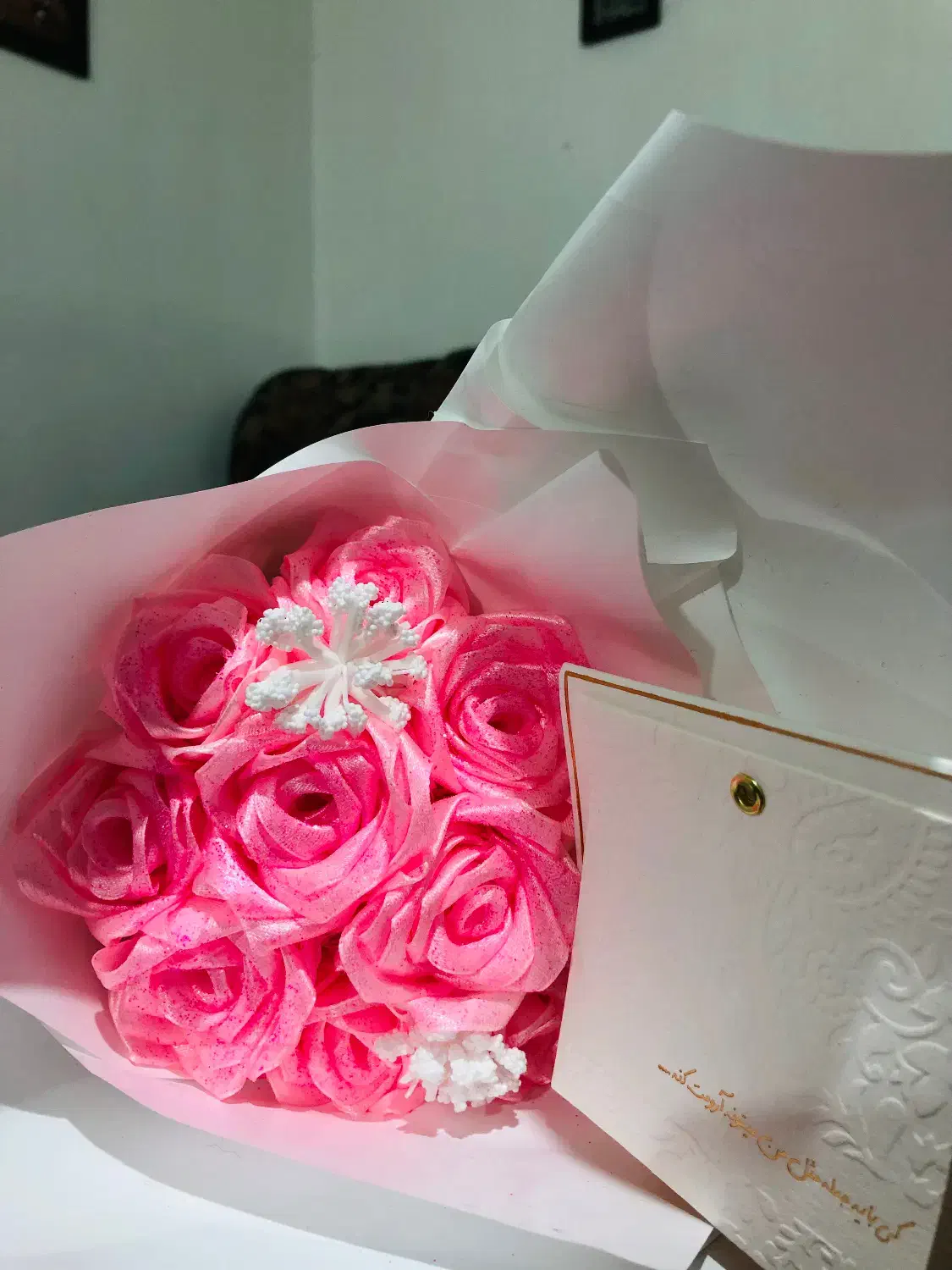 گل روبانی|گل مصنوعی|یاسوج, |دیوار