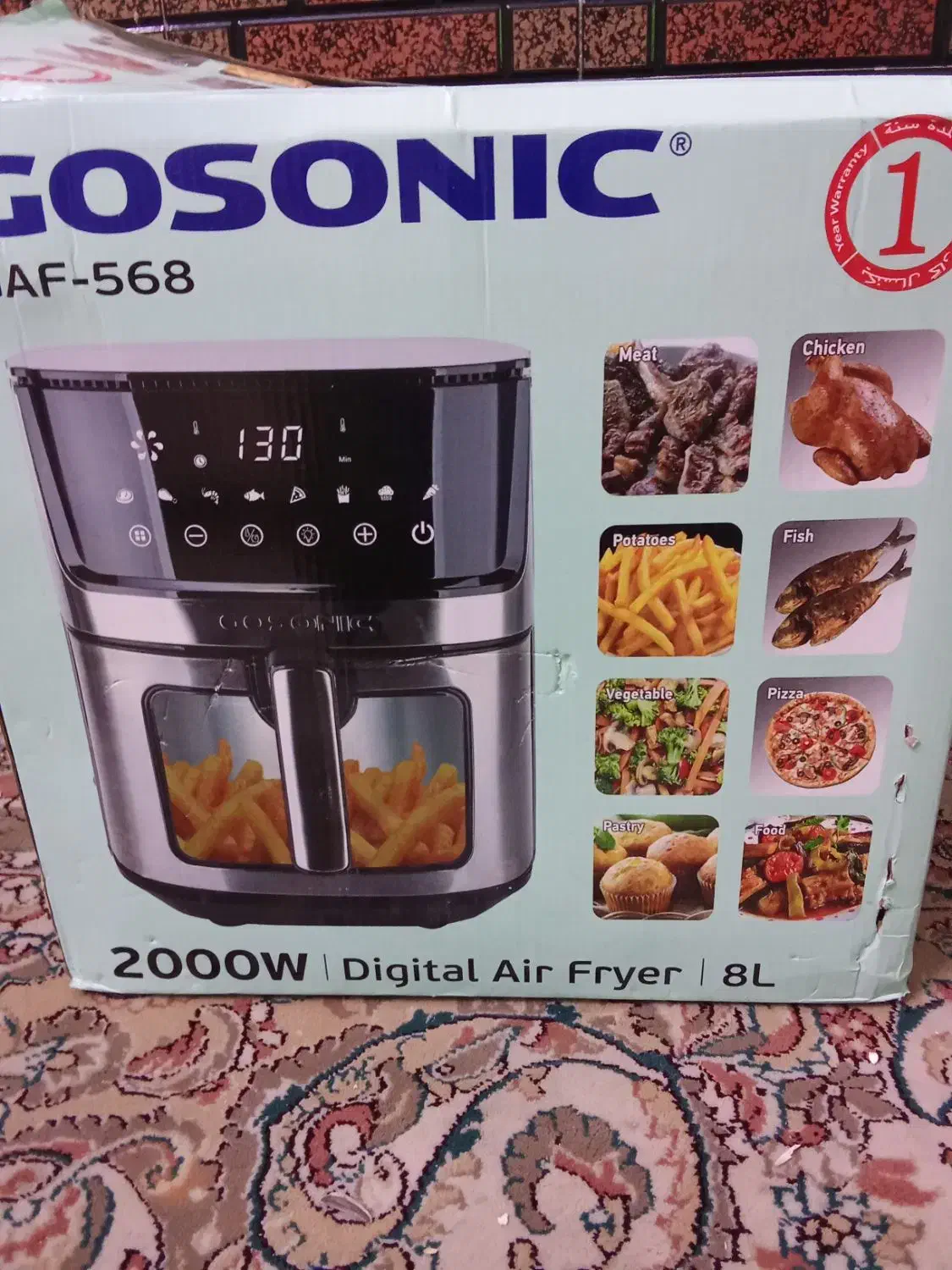 سرخ کن 8لیتری در حد نو|اجاق گاز و لوازم برقی پخت‌وپز|تهران, یافت آباد شمالی|دیوار