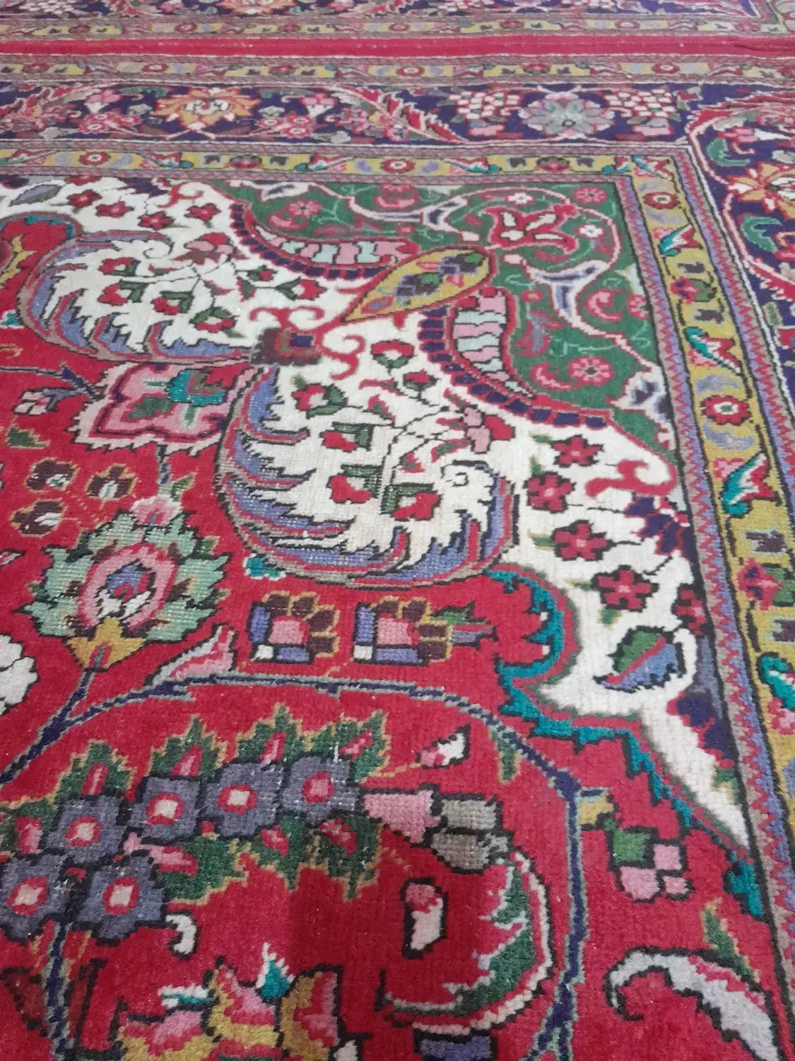 ۳تخته فرش طبیعی ۹متری قیمت۳تایی باهم۱۰میلیون تومان|فرش|خوی, |دیوار