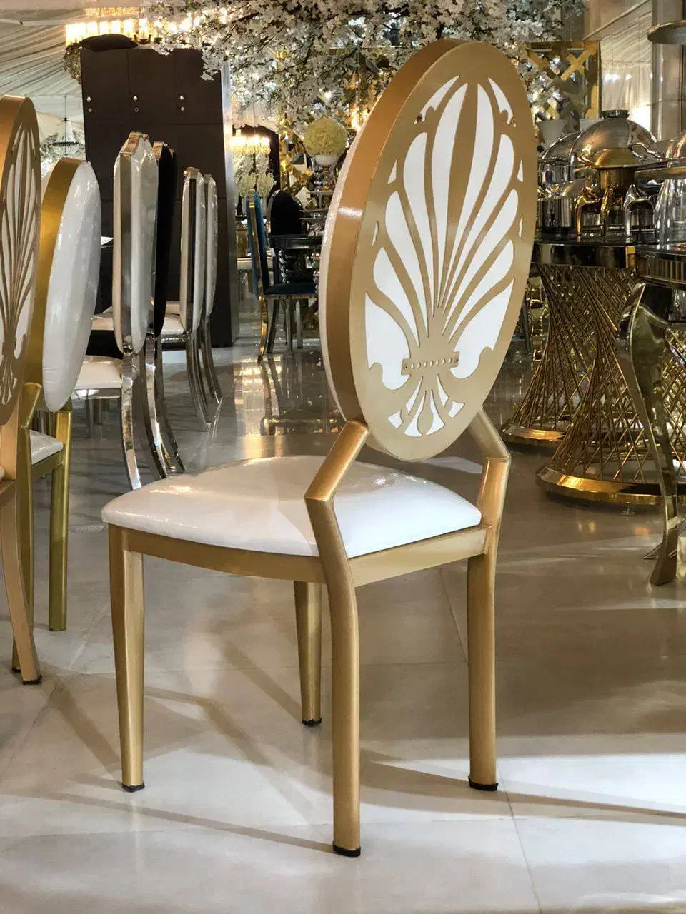 صندلی تسمه ای پشت cnc / تشریفات تالار هتل رستوران|عمدهفروشی|رشت, بلوار گیلان|دیوار