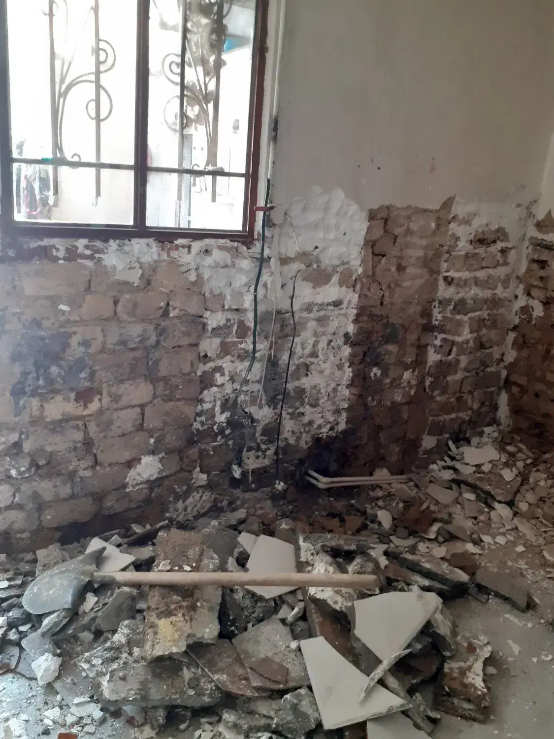 تخریب، وباسازی، گاشیکاری،|خدمات پیشه و مهارت|بهارستان, |دیوار