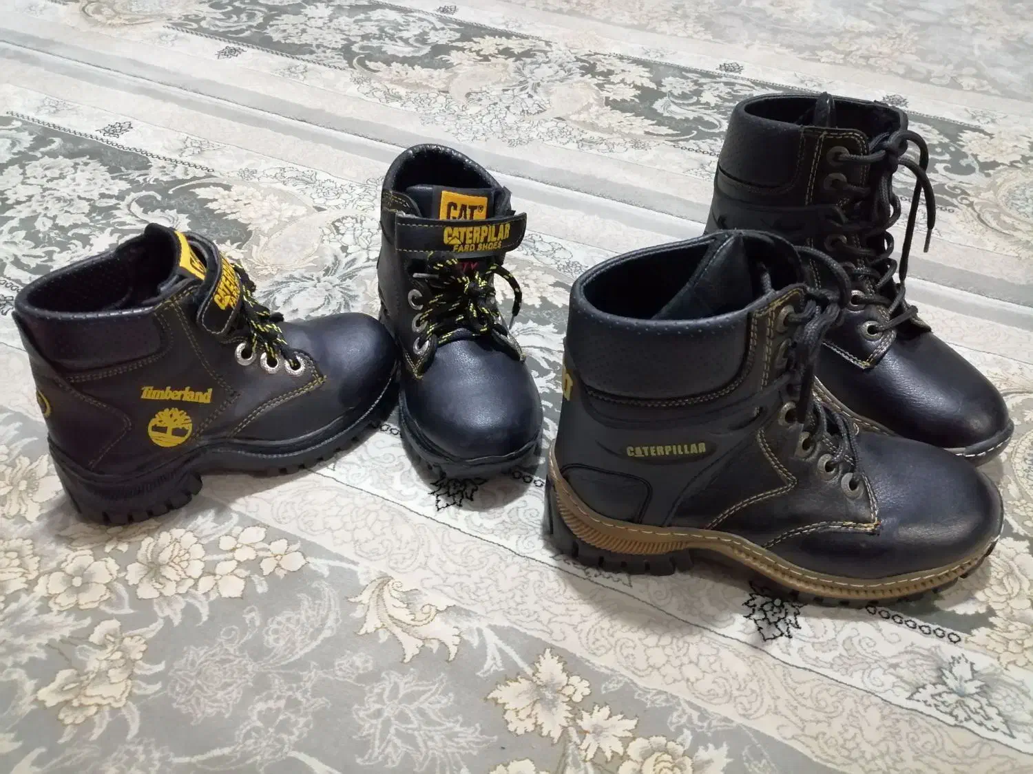 نیم بوت پسرونه مارک کاترپیلار|کیف، کفش، کمربند|محمدیه-قزوین, |دیوار