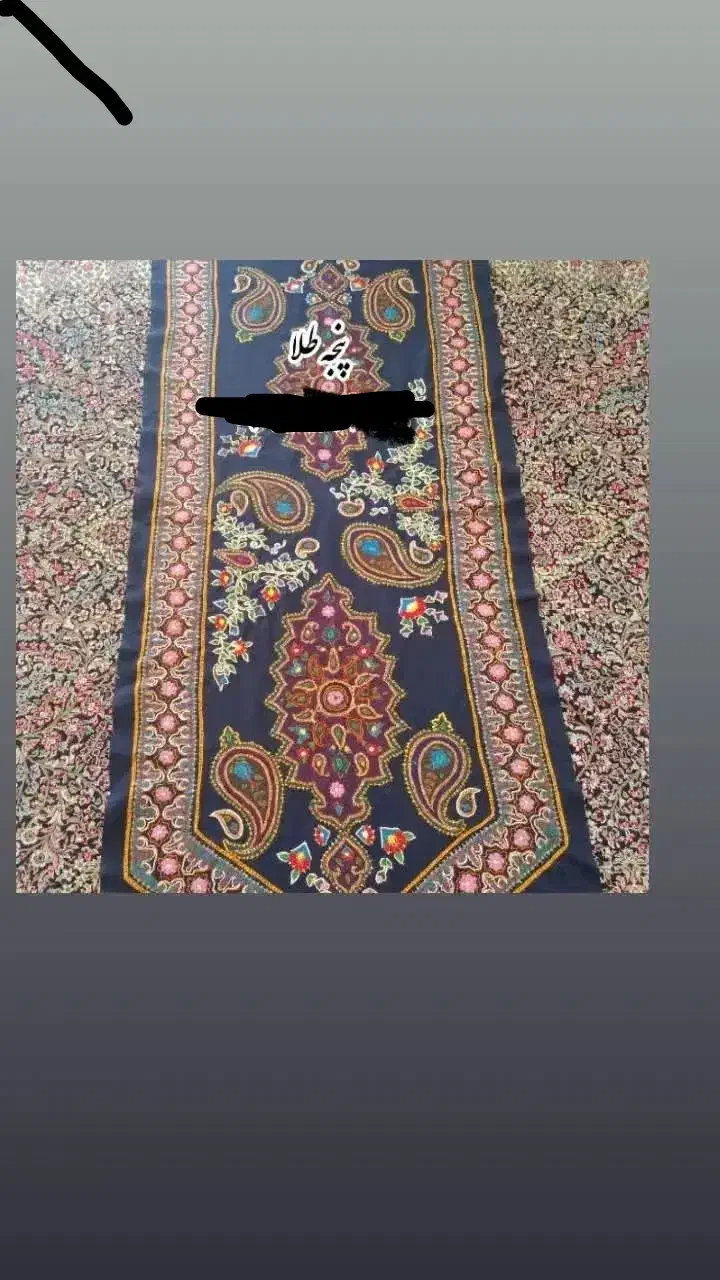 پرده پته سرمه ای پرده پته سرمه ای|پرده، رانر، رومیزی|زرند, |دیوار