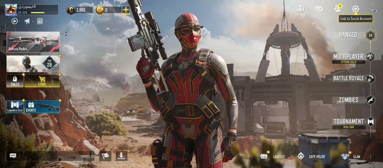 اکانت کالاف موبایل|کنسول، بازی ویدئویی و آنلاین|ایلام, |دیوار