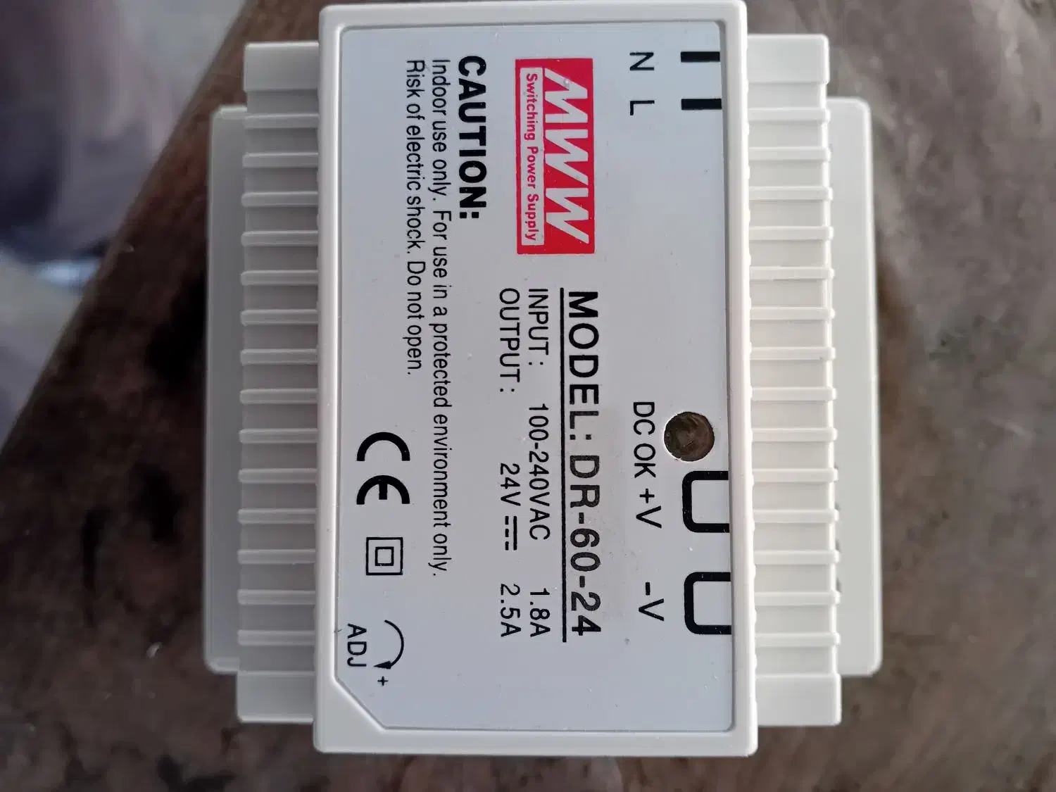 منبع تغذیه مینول ۲۴ ولت ۲.۵ آمپر ریلی DR-6024|ابزارآلات|شاهرود, |دیوار