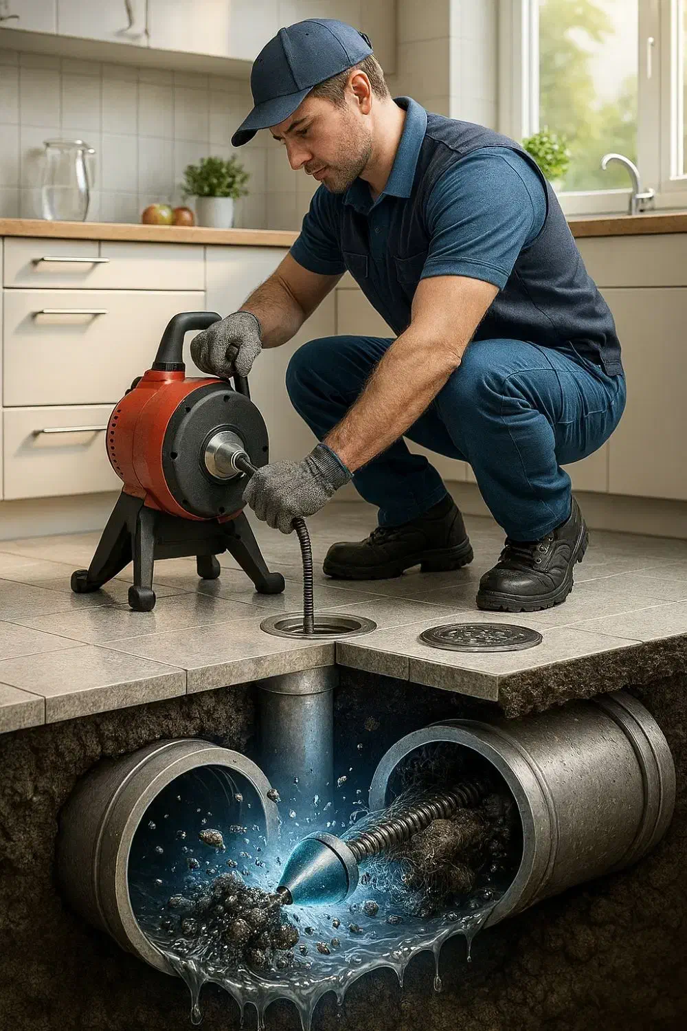 لوله بازکنی فوری با فنر و تاسیسات 24 ساعته تضمینی|خدمات پیشه و مهارت|تهران, فاطمی|دیوار