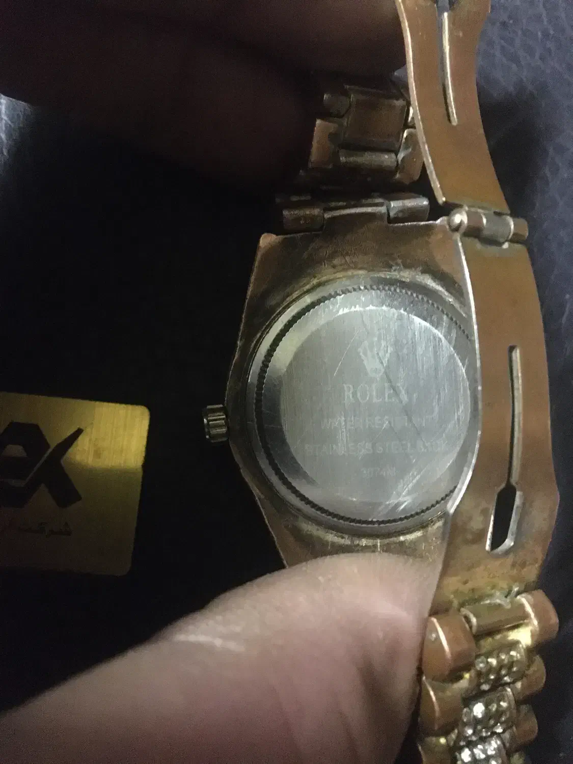 ساعت رولکس اصل فول نگین رنگ رز گلد|ساعت|تهران, شهرآرا|دیوار