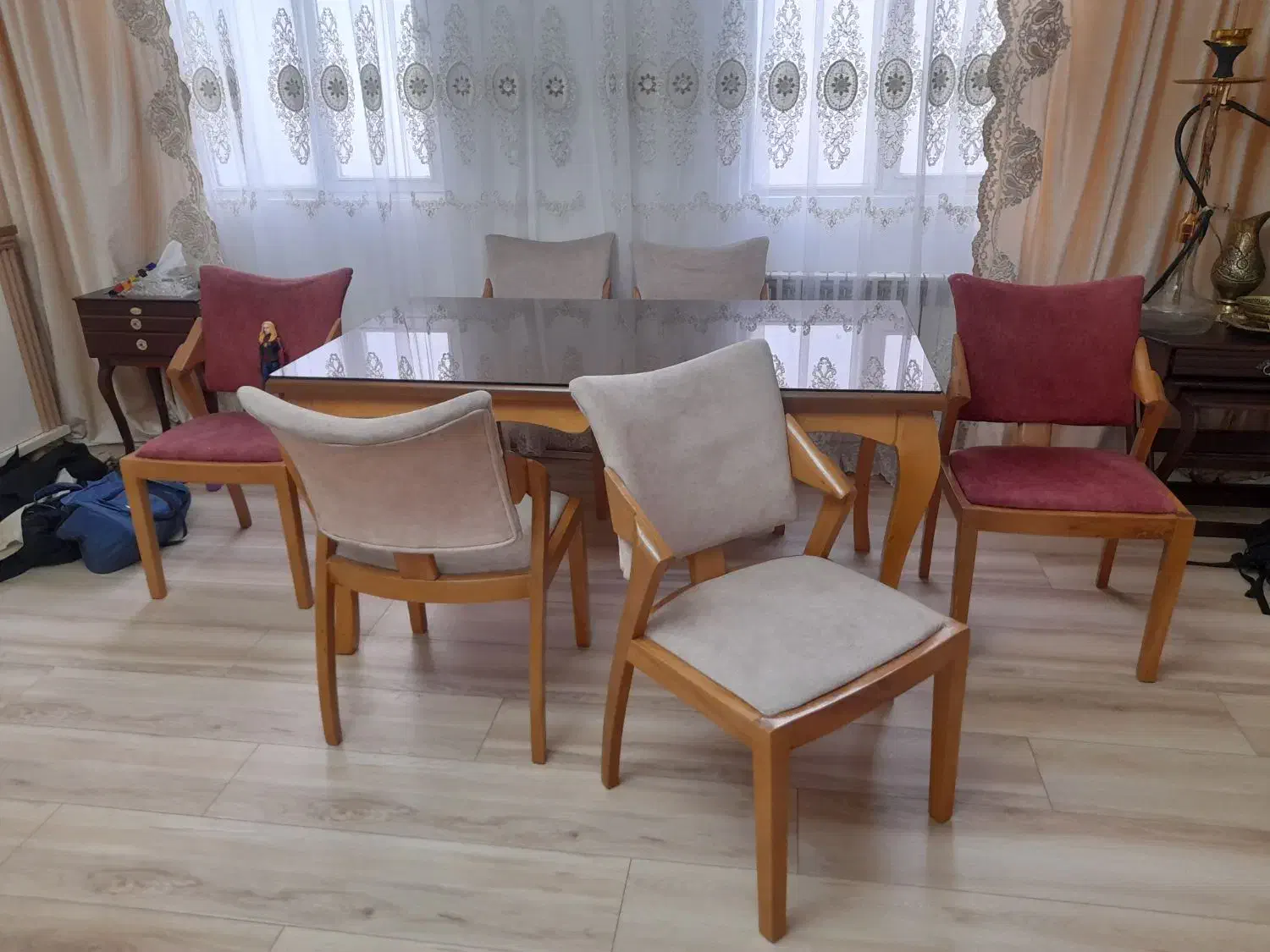 میز ناهار خوری ۶ نفره|میز و صندلی غذاخوری|تهران, حکیمیه|دیوار