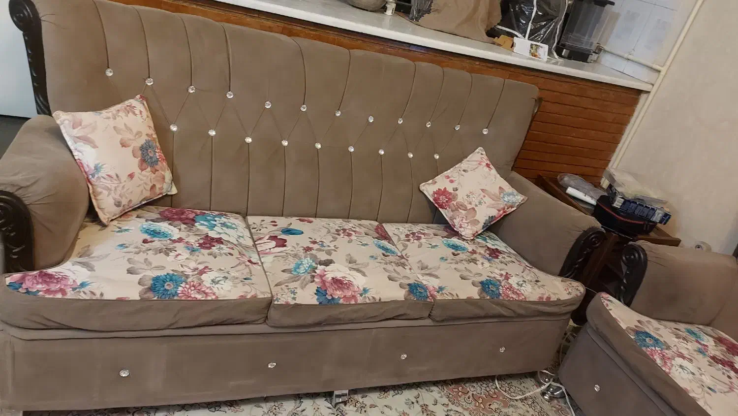 فروش مبل راحتی هفت نفره و میز ناهار خوری ۸ نفره|مبلمان خانگی و میز عسلی|تهران, سازمان برنامه جنوبی|دیوار