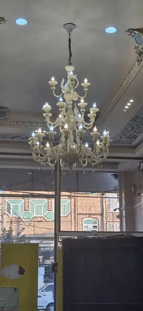 لوستر مورانو|لوستر و چراغ آویز|قم, انسجام|دیوار