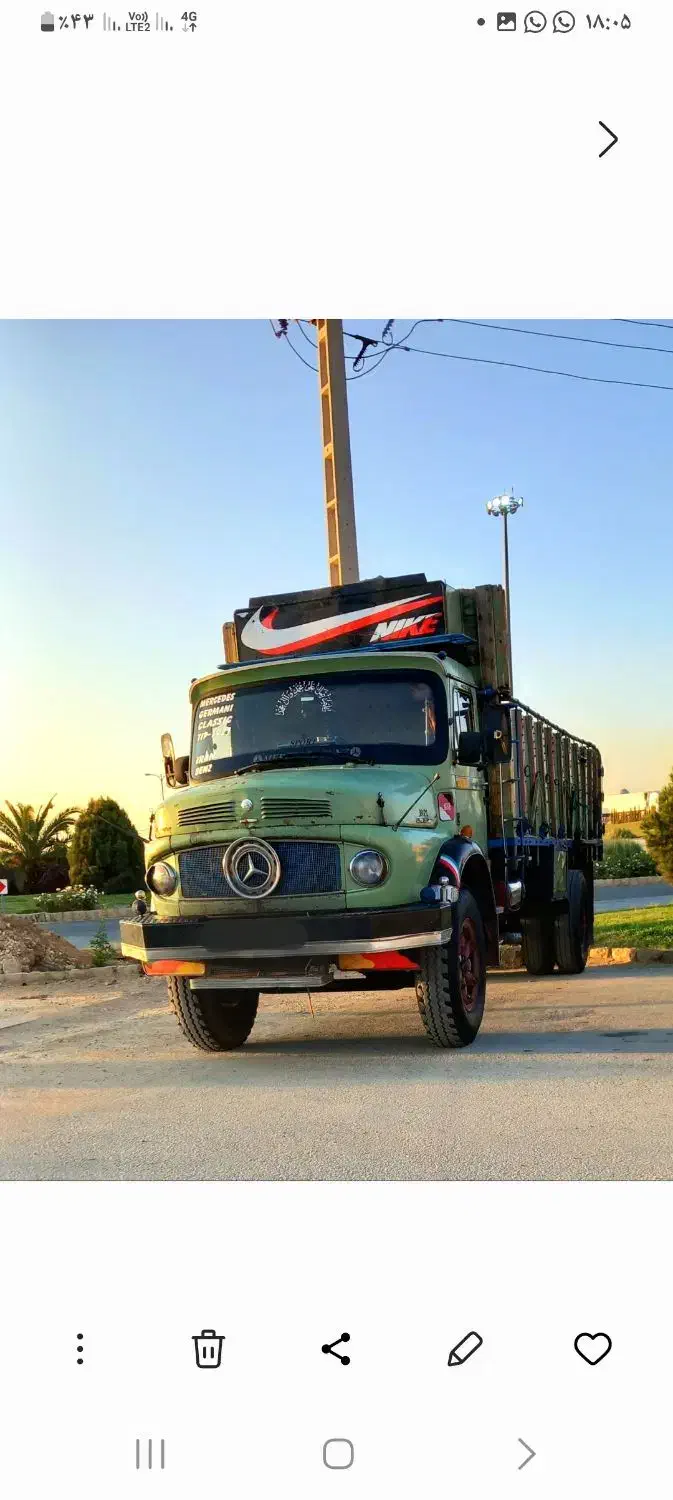 بنز تک باری مدل 1364|خودرو سنگین|شیراز, سیلو|دیوار