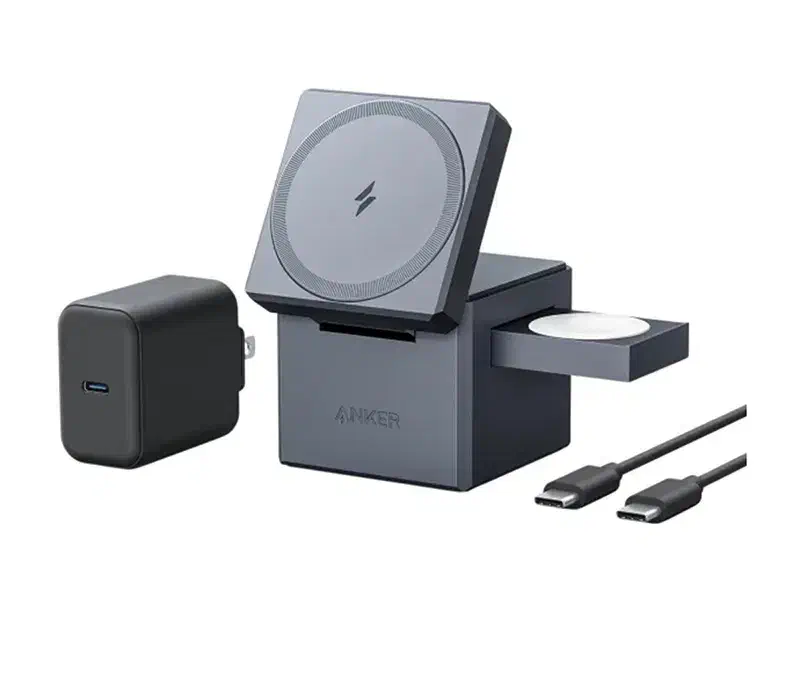 شارژر رومیزی انکر 15 وات مدل Anker 3-in-1 Cube wit|لوازم جانبی موبایل و تبلت|اصفهان, شمس آباد|دیوار