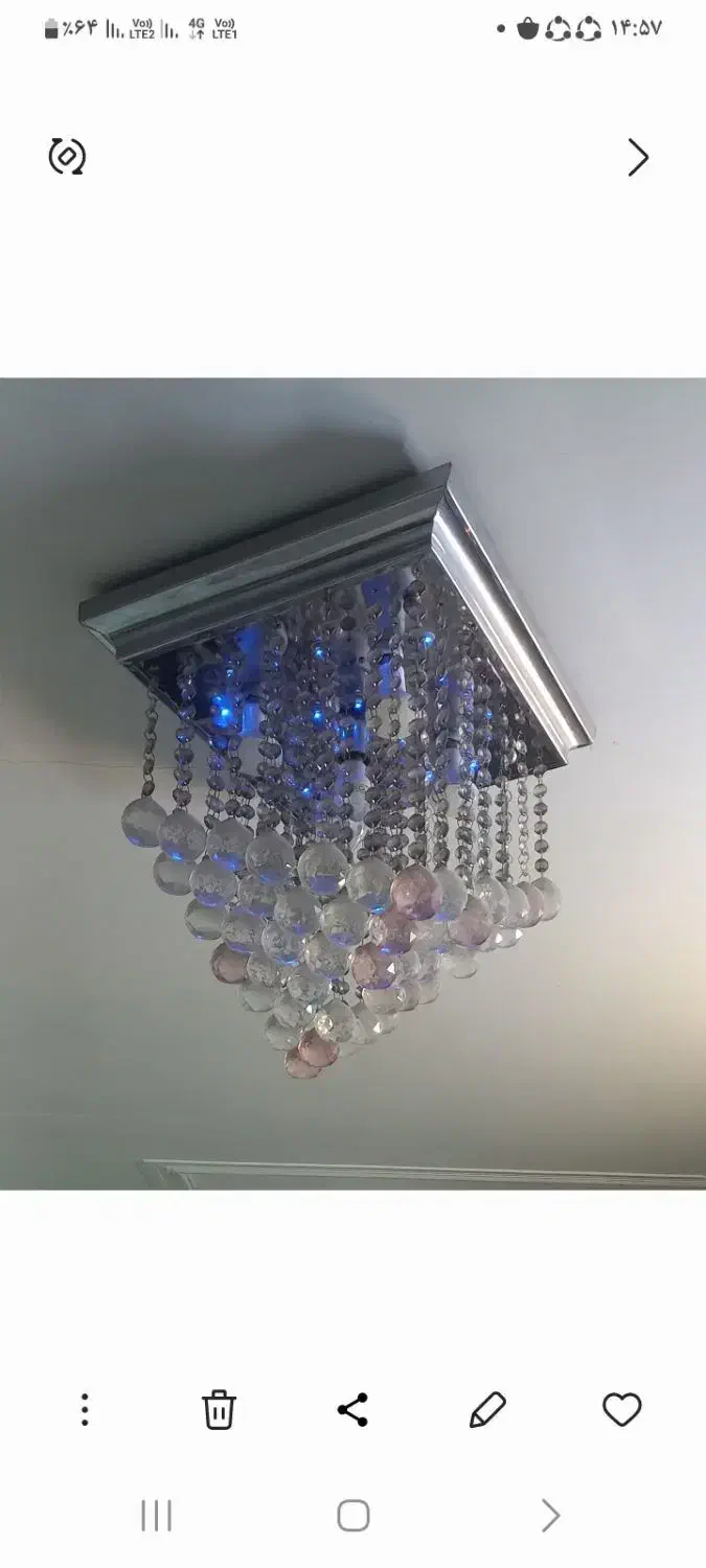 لوستر وروشنایی|لوستر و چراغ آویز|شیراز, کلاهدوز|دیوار