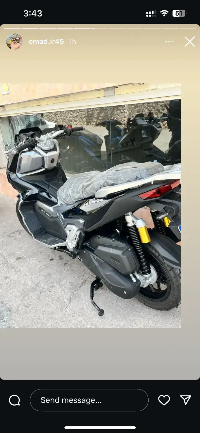 موتور ADV تکتاز زیر قیمت بازار|موتورسیکلت|ساری, |دیوار