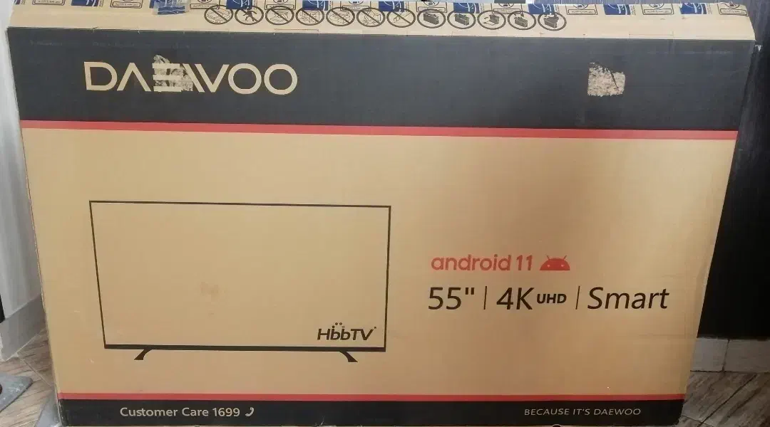 کارتون تلویزیون دوو 55 اینچ|تلویزیون و پروژکتور|محمدشهر, محمدشهر|دیوار