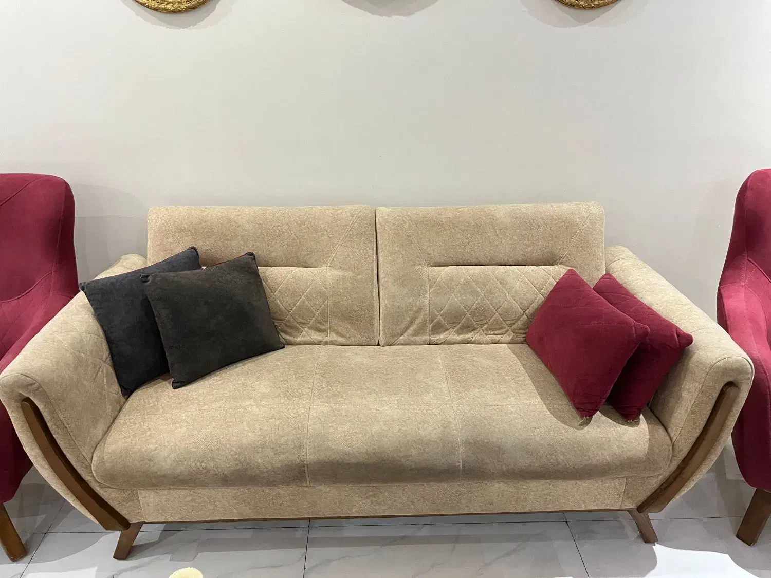 مبل نیم ست|مبلمان خانگی و میز عسلی|اندیشه, شهرک صدف|دیوار