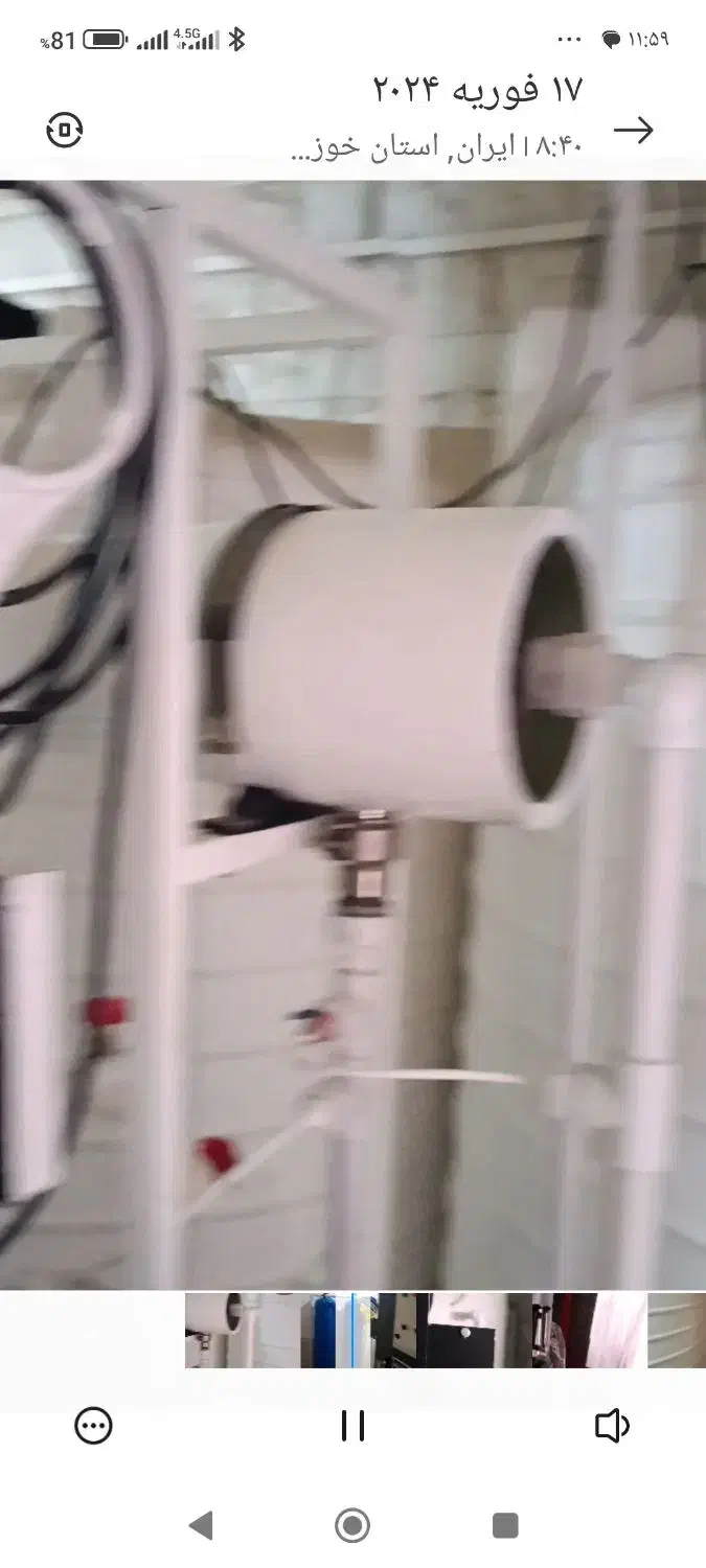 تصفیه اب صنعتی۲۵متر مکعب|آب‌سردکن و تصفیه آب|آبادان, |دیوار