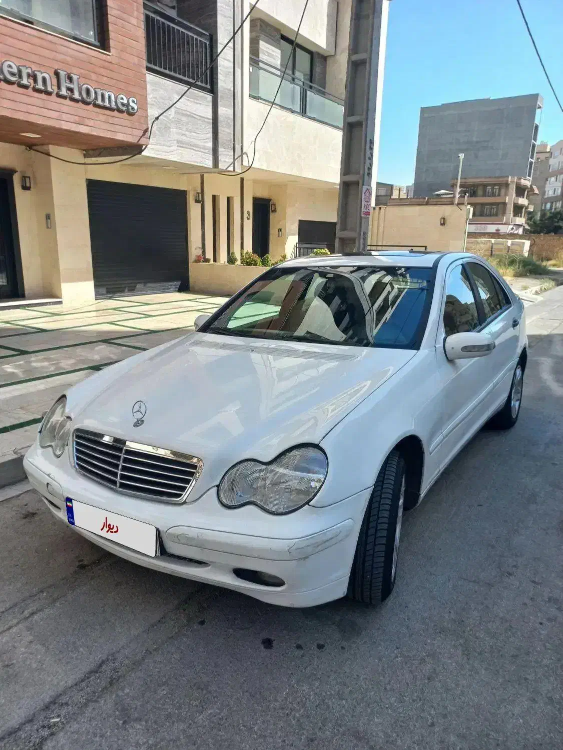 فروش بنز سی c240 دنده ای سفید مدل2002|خودرو سواری و وانت|تهران, طرشت|دیوار