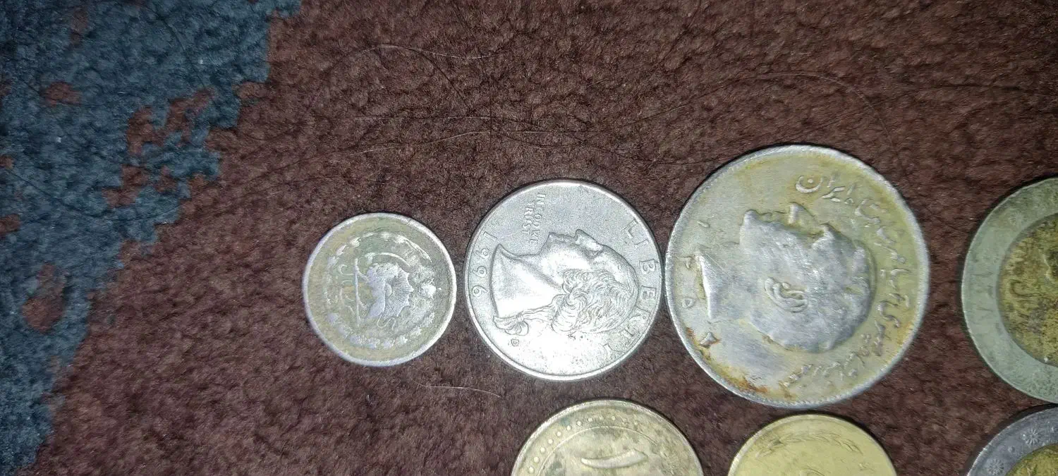 سکه ایرانی وشاه نشاهی وامریکا|کلکسیون سکه، تمبر، اسکناس|آبادان, |دیوار