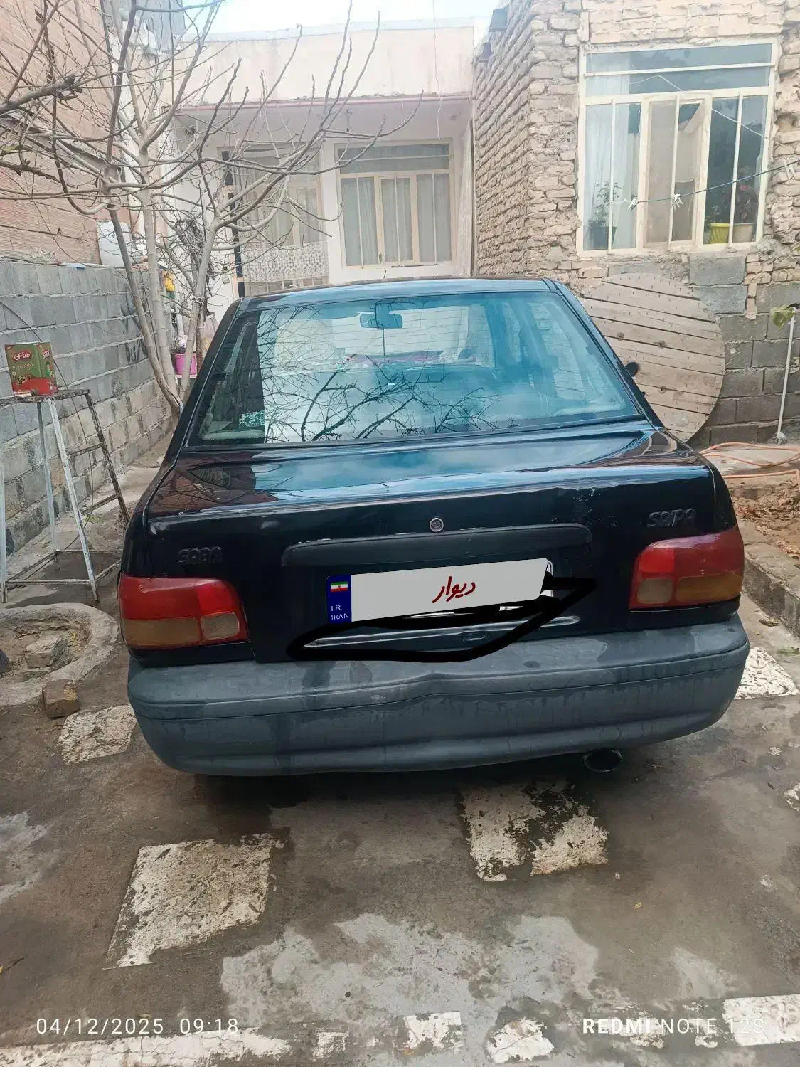 پراید مشکی|خودرو سواری و وانت|بجنورد, |دیوار