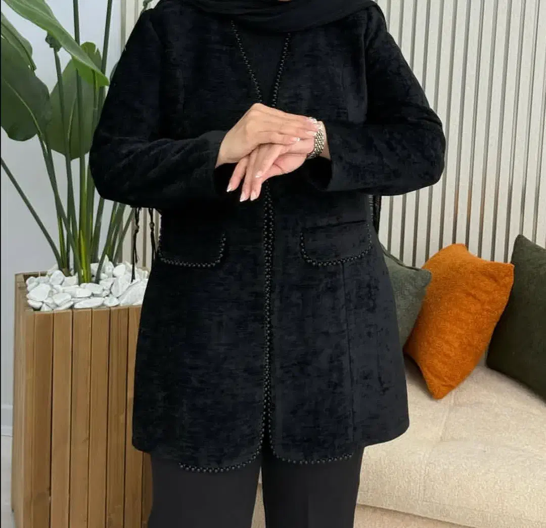 مانتو مخمل مجلسی نو|لباس|تبریز, |دیوار