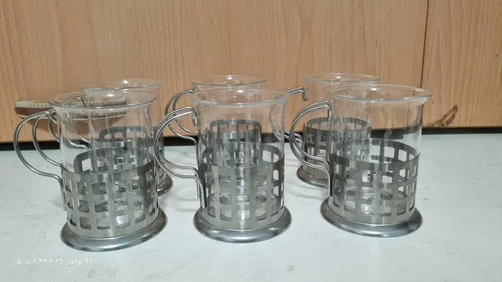 فنجان استیل چایخوری|ظروف سرو و پذیرایی|لاهیجان, کوی خزر|دیوار